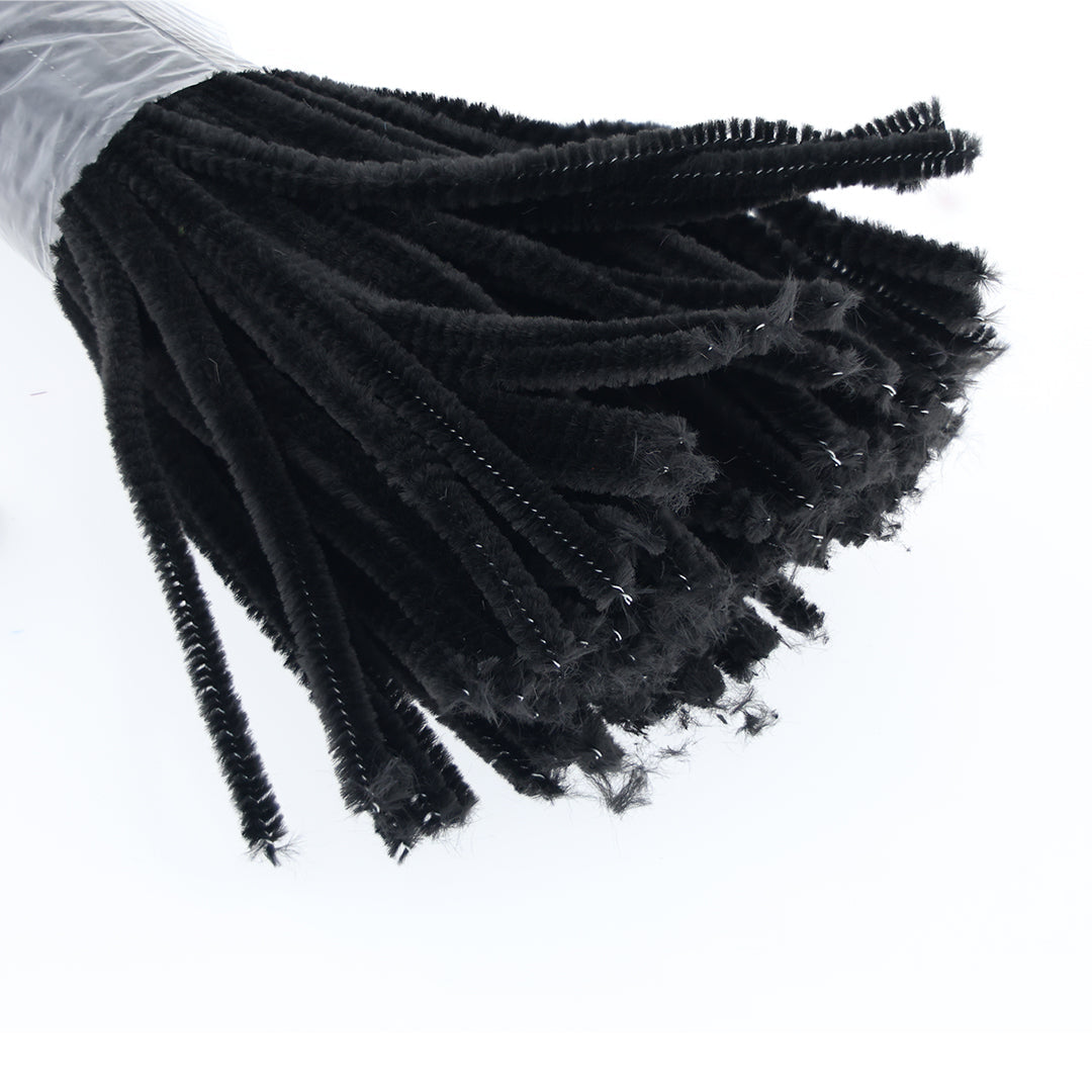 Plain Pipe Cleaners (A) - Black