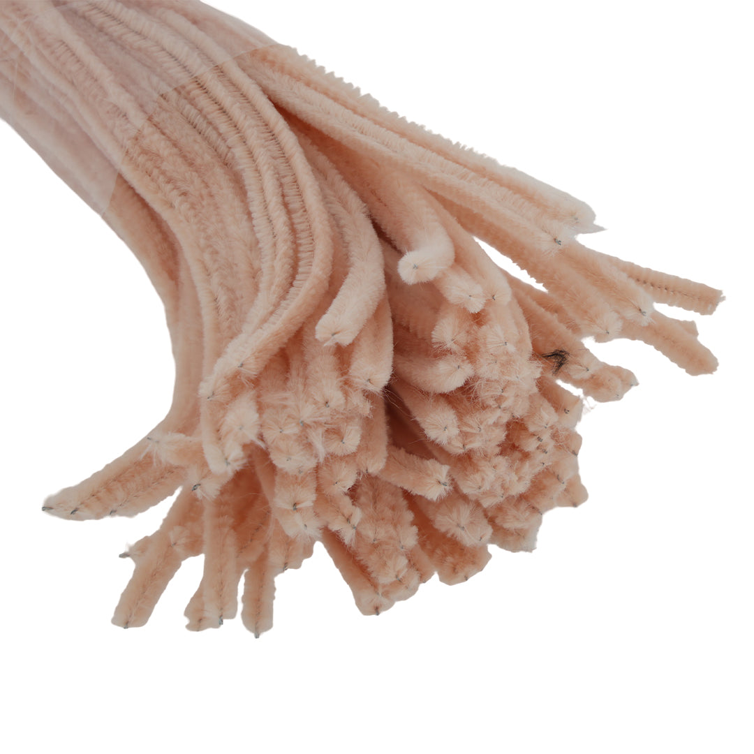 Plain Pipe Cleaners (M) - Peach