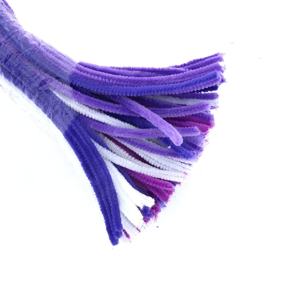 Plain Pipe Cleaners (V) - M.C Mix Purple