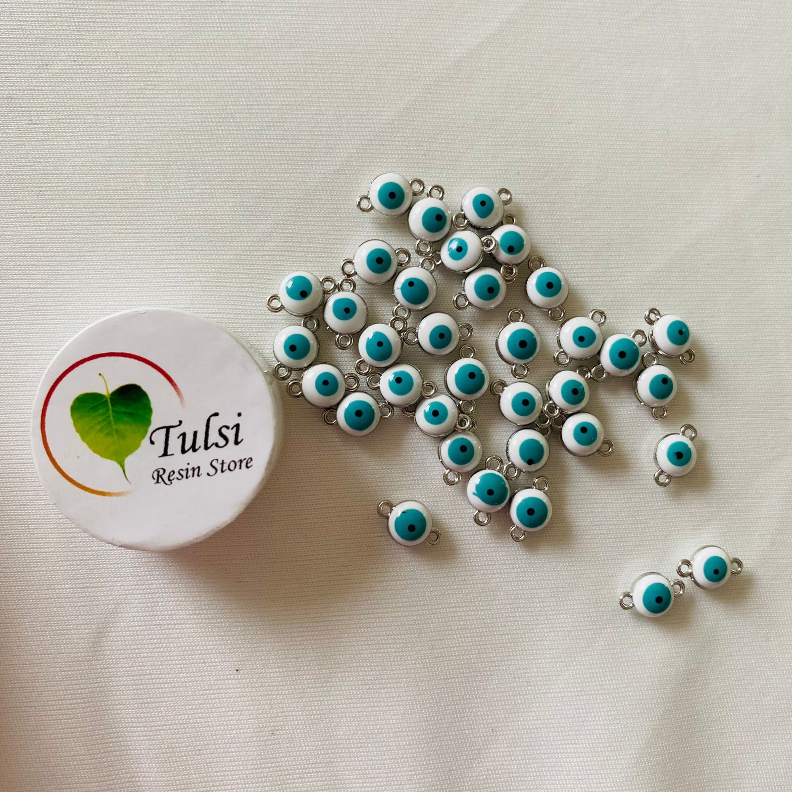 Evil Eye Charm With Two Hooks - B