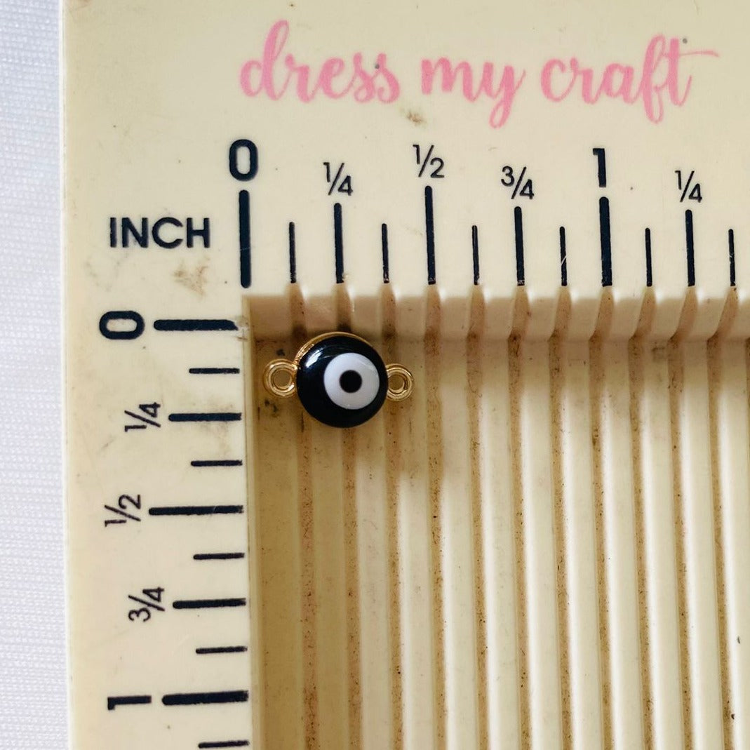 Evil Eye Charm With Two Hooks - B