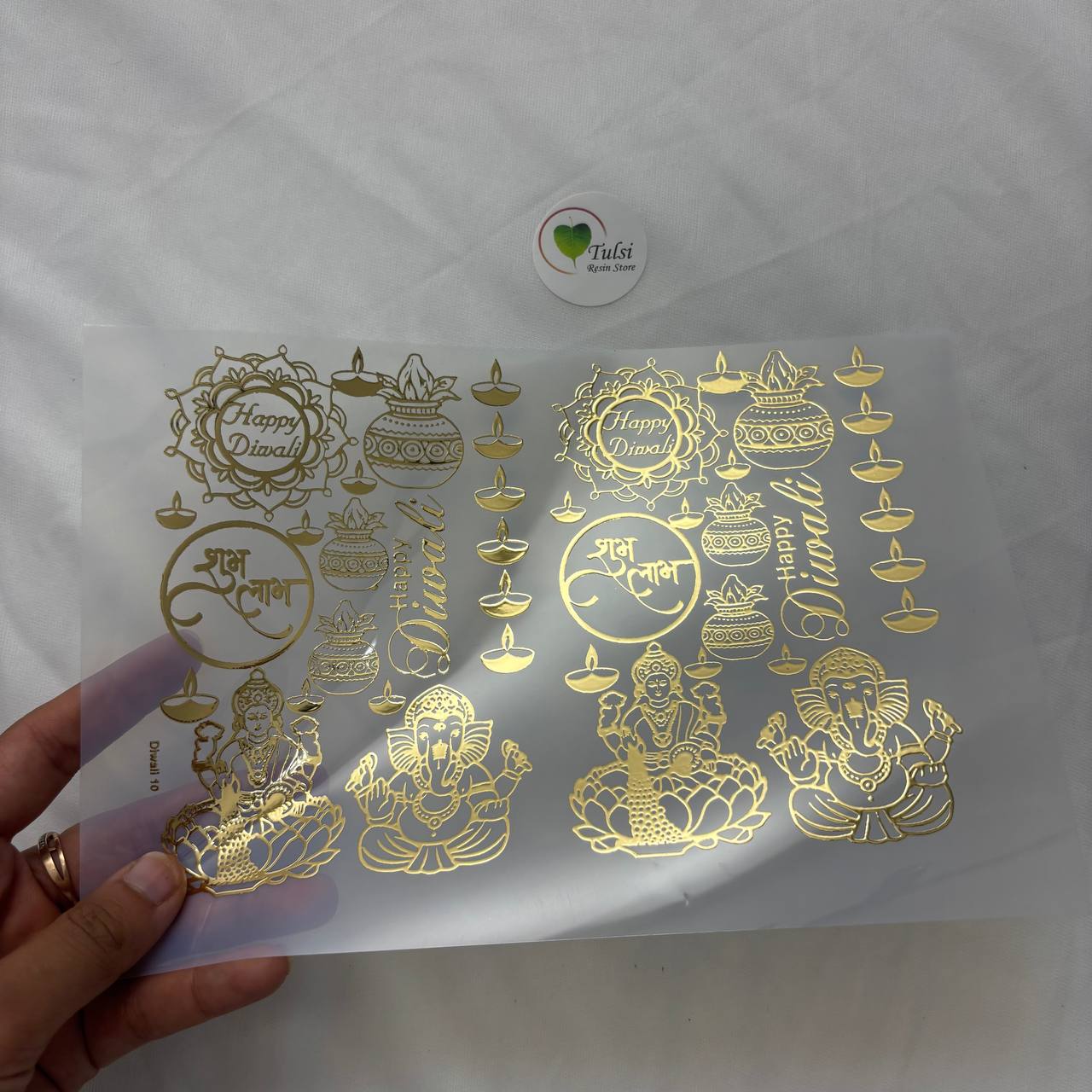 Gold Insert Sheet - Diwali (A)