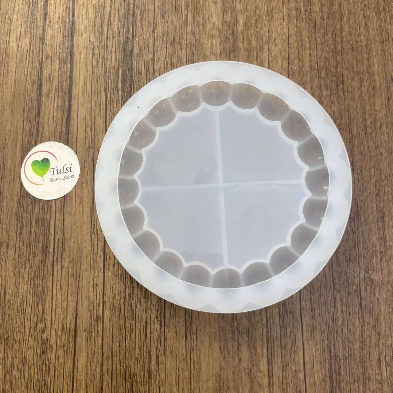 Bubble Edge Round Coaster Mould (B)