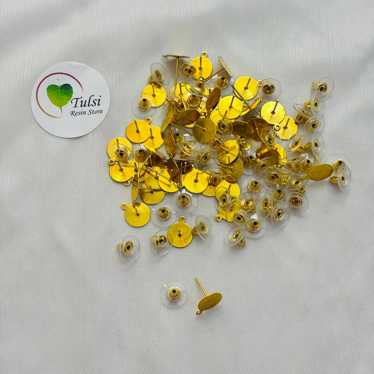 Push back hook with loop (B) (50pc)