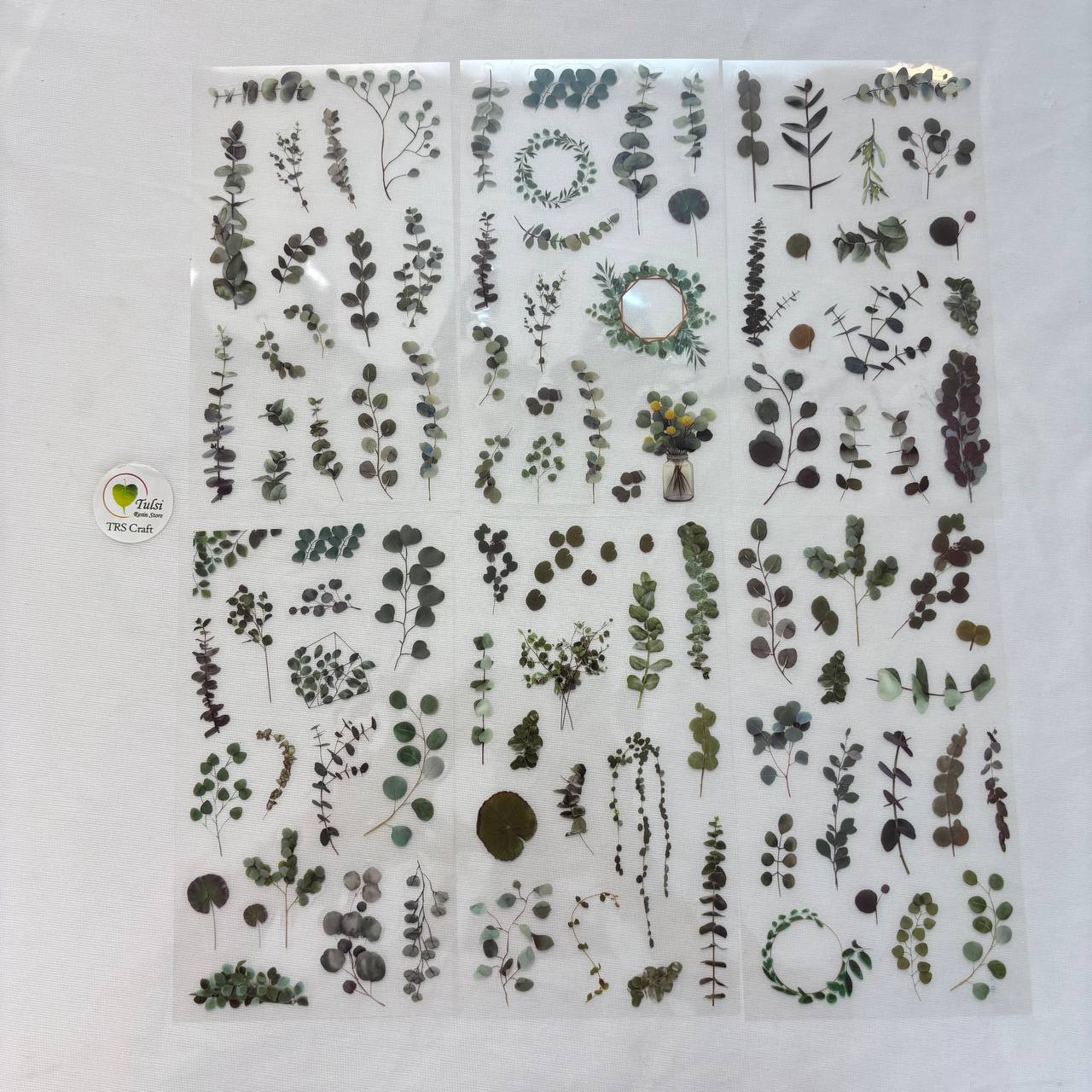 Transparent Sticker Sheet - Leaf (A3)