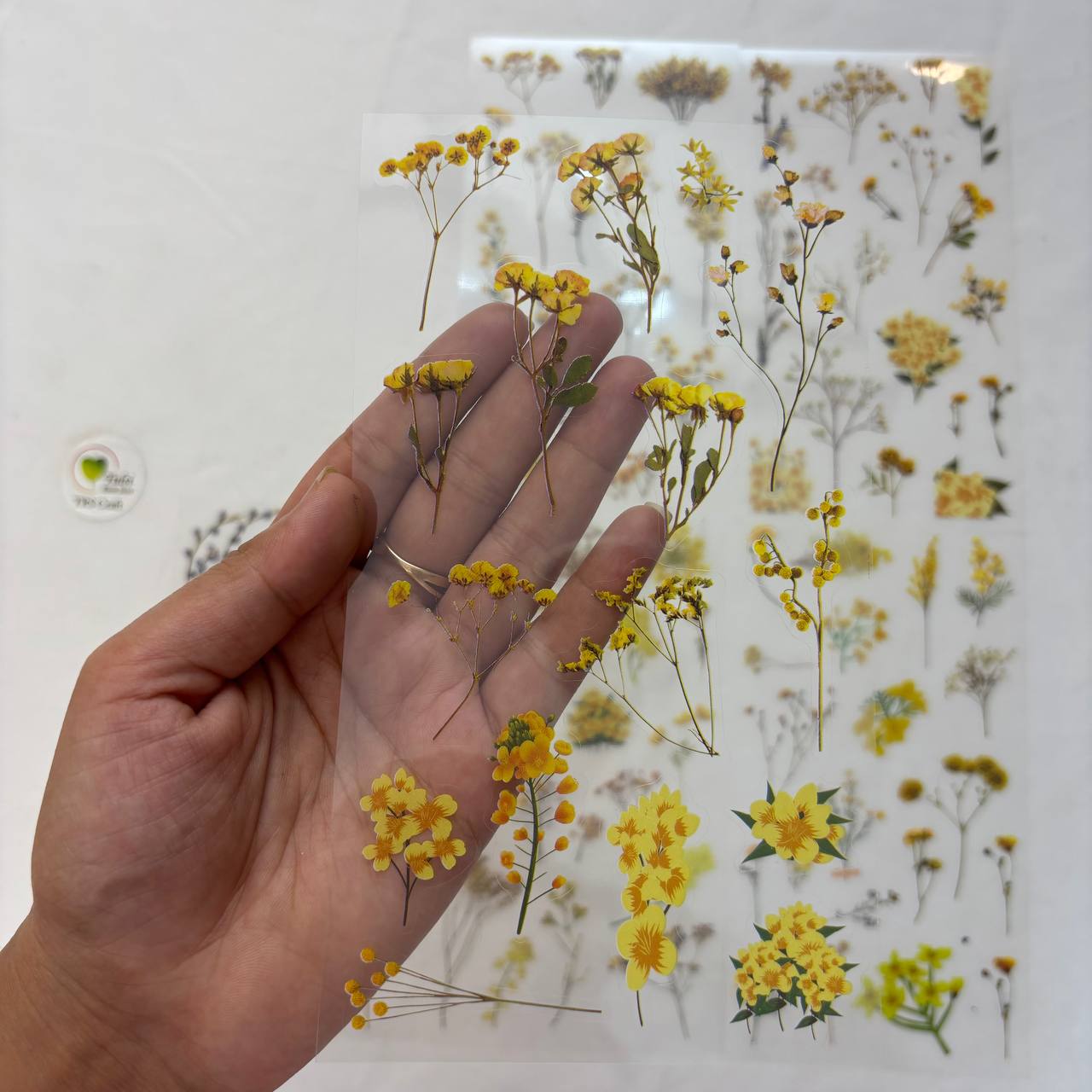 Transparent Sticker Sheet - Flower(A4)