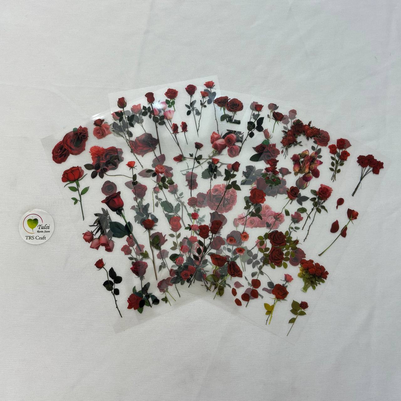 Transparent Sticker Sheet - Flower(A5)