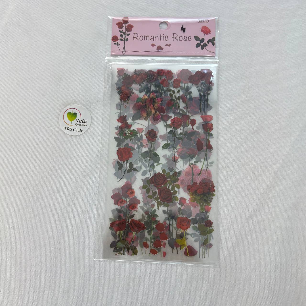 Transparent Sticker Sheet - Flower(A5)
