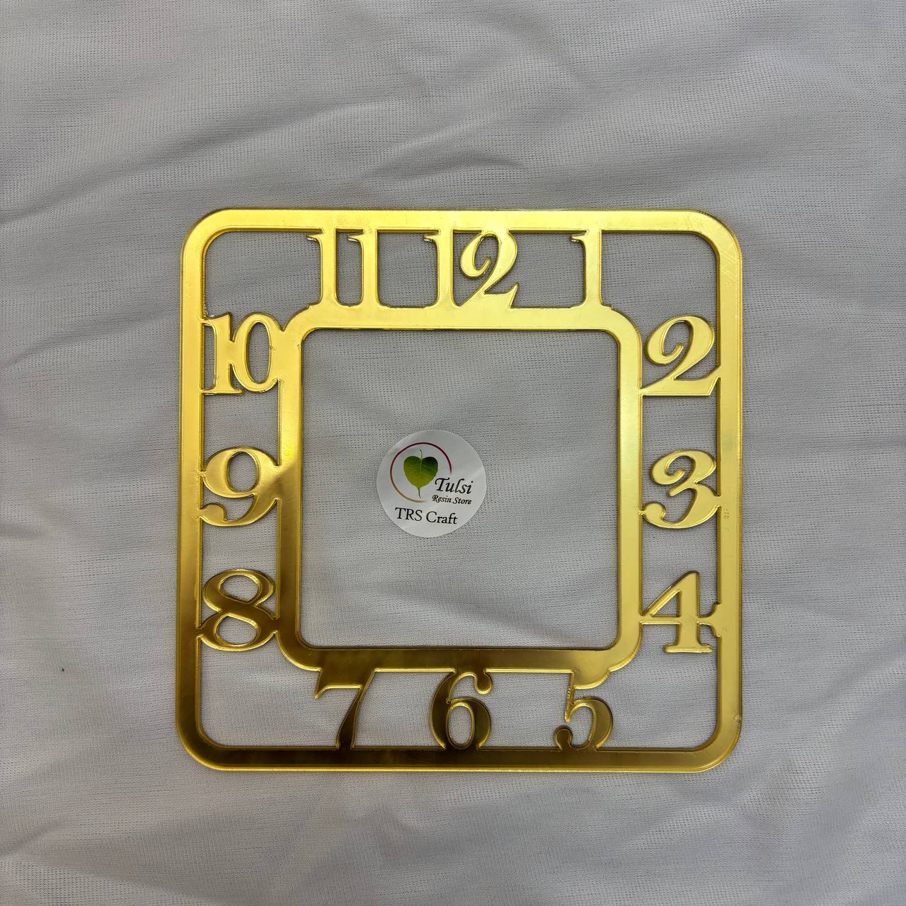English Number Ring - Square