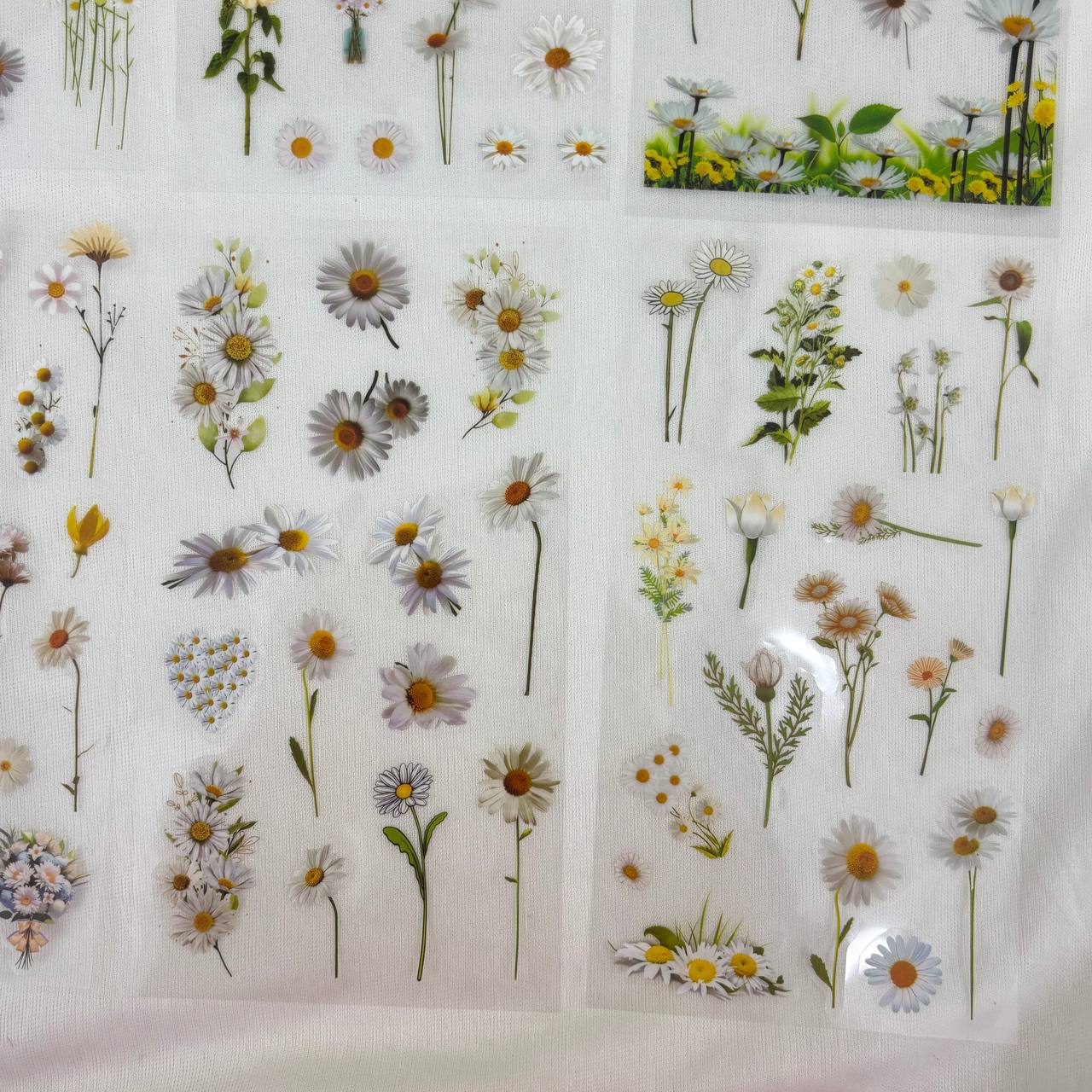 Transparent Sticker Sheet - Flower(A1)