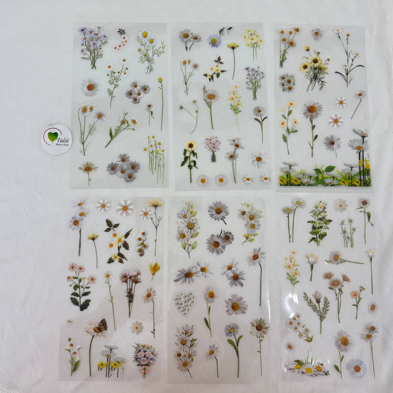 Transparent Sticker Sheet - Flower(A1)