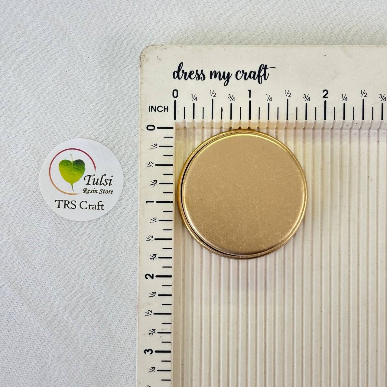 Gold T- Light Holder (B)(2Pc)