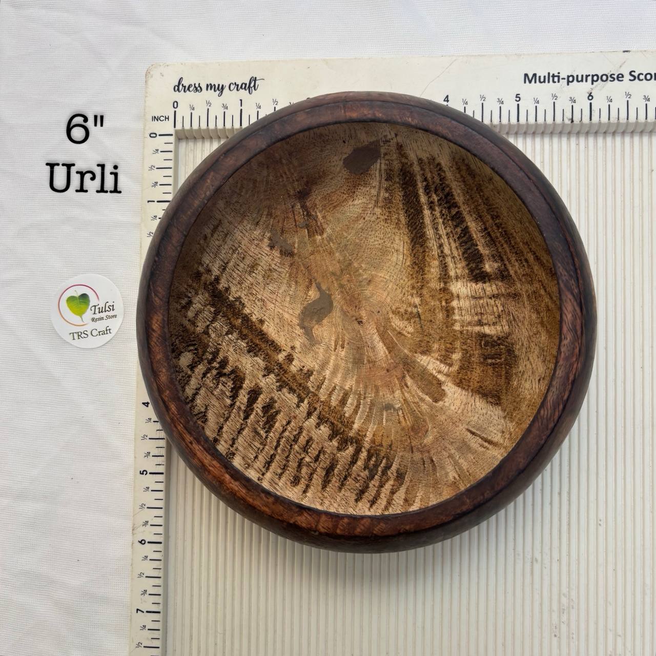 Urli Wooden Candle Bowl