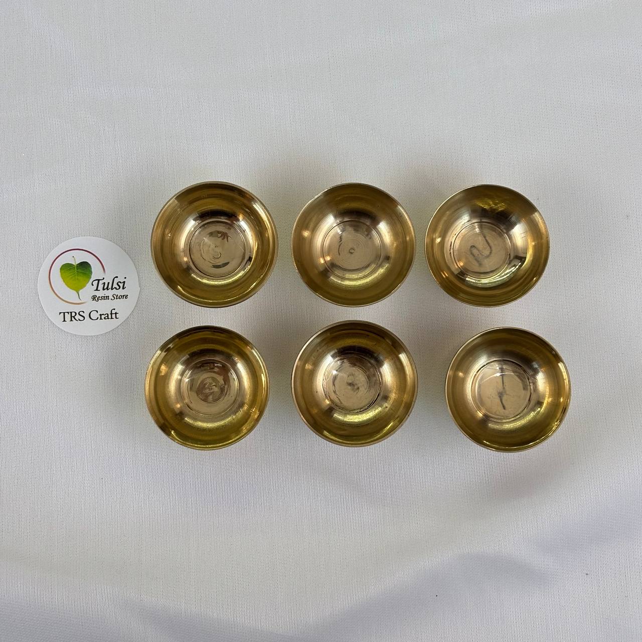 Brass katori With Stand