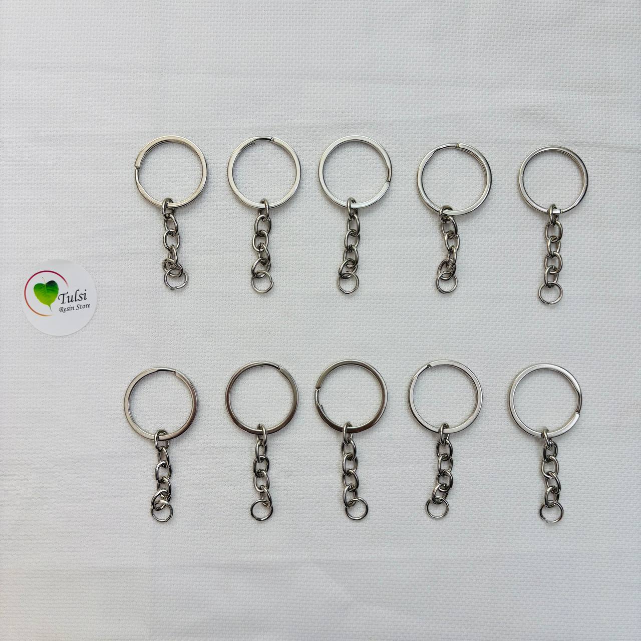 Keychain Ring With Connector (10pc)