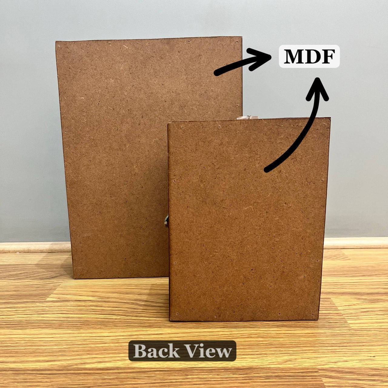 Teakwood Floating Frame (E) - Photo Book + Casting