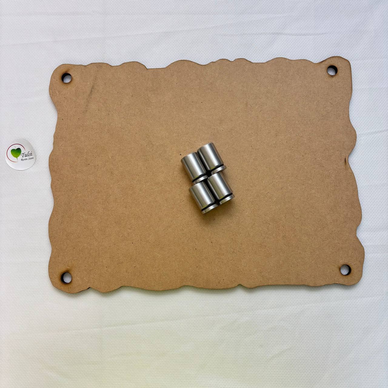 MDF Nameplate With Stud Hook