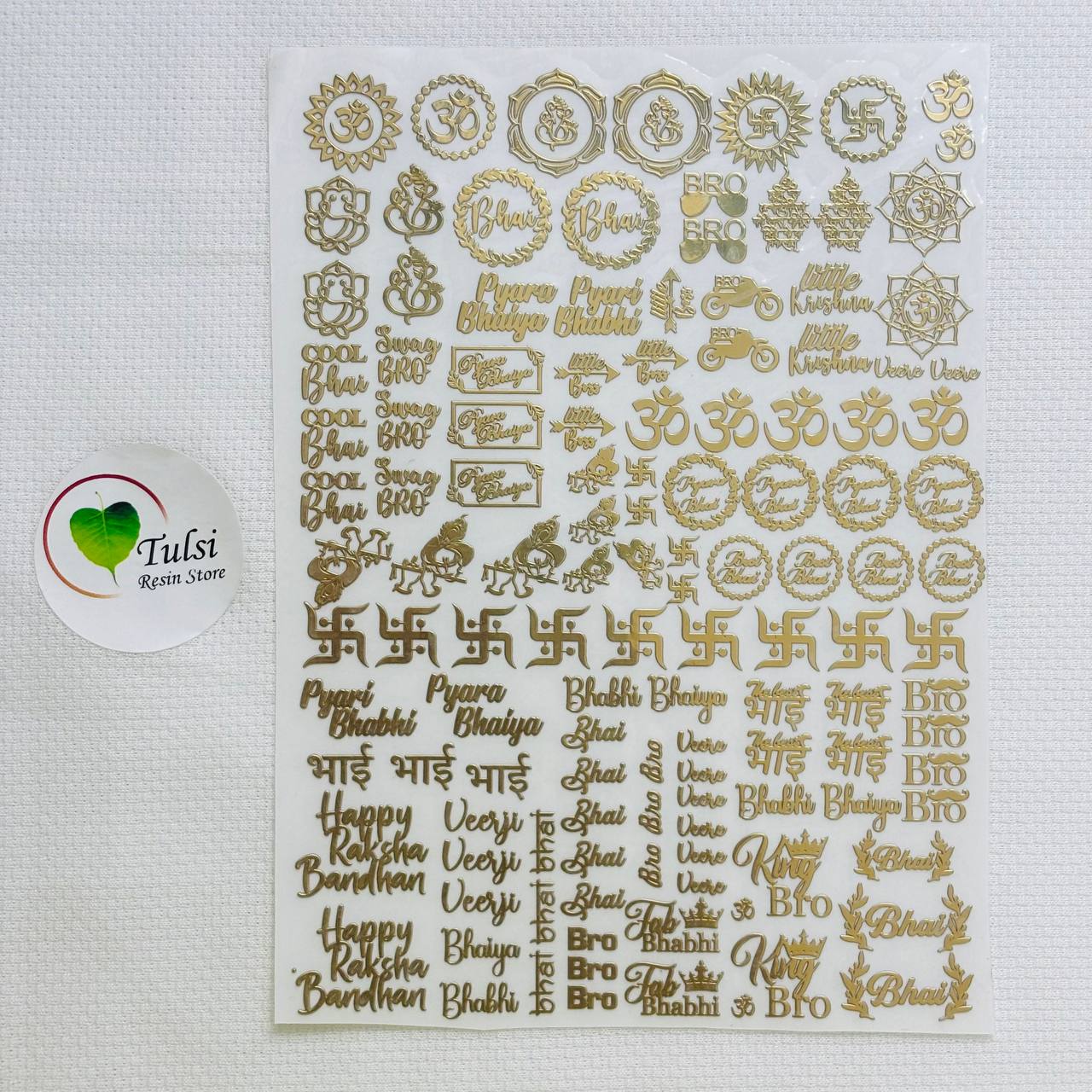 Metal Sticker - A6 Mix Rakhi (B)