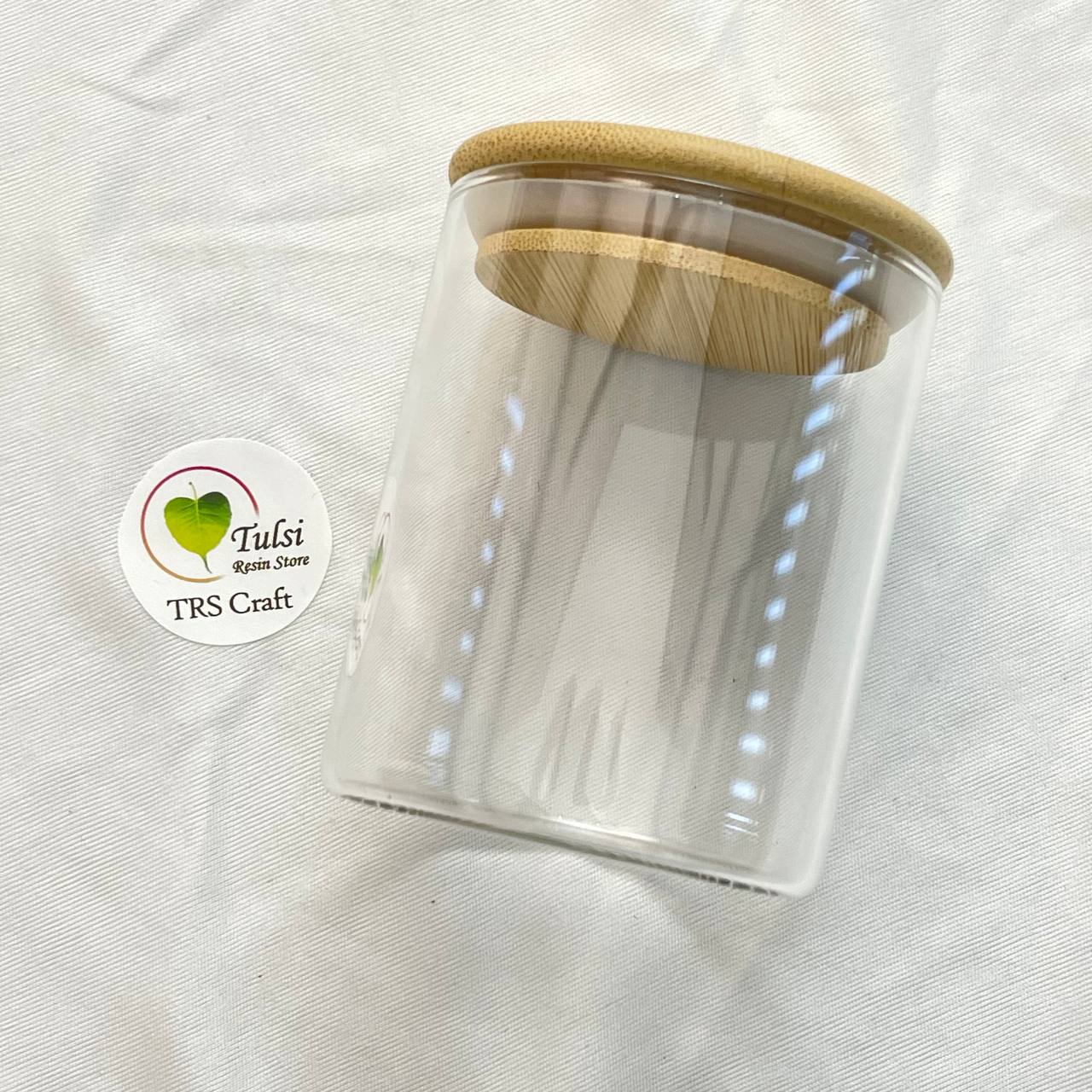 Candle Glass/Jars (A19) - Round With Lid