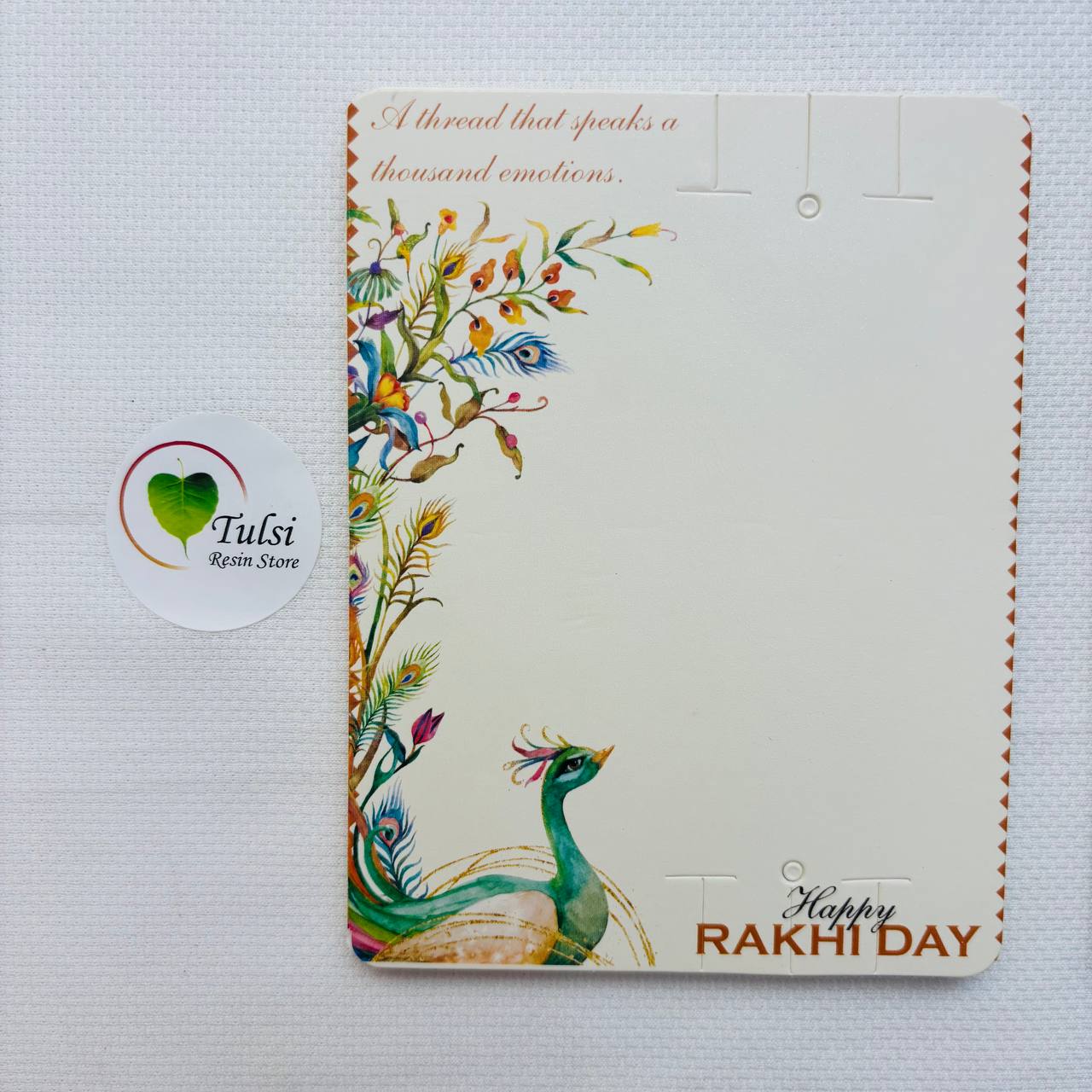 Rakhi Card With Transparent Bag Combo (C) - Mix
