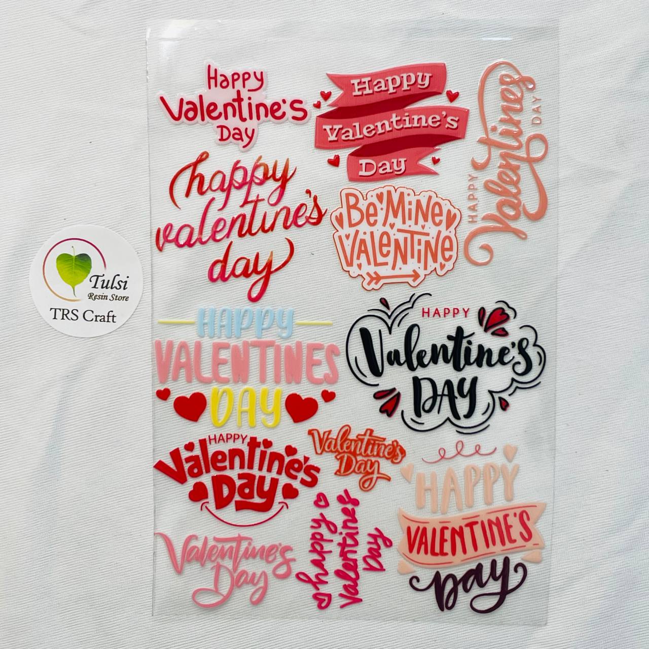A6 UV DTF Sticker - Valentine (A)