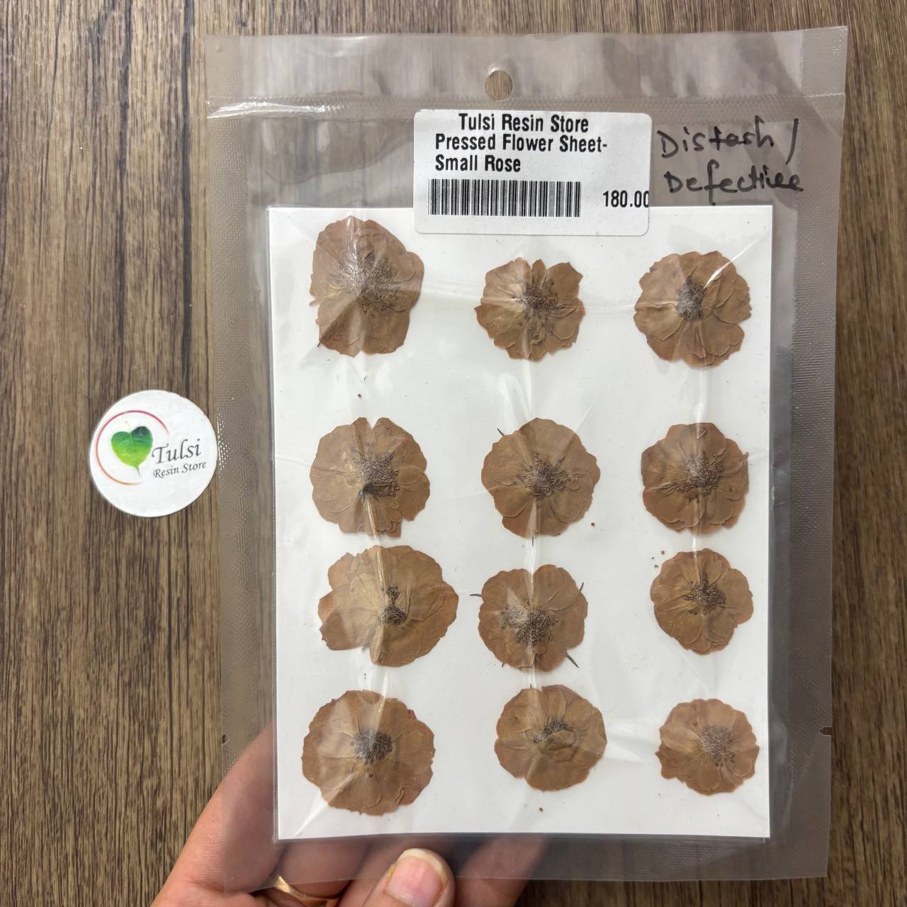 Distash Pressed Flower Sheet- Small Rose