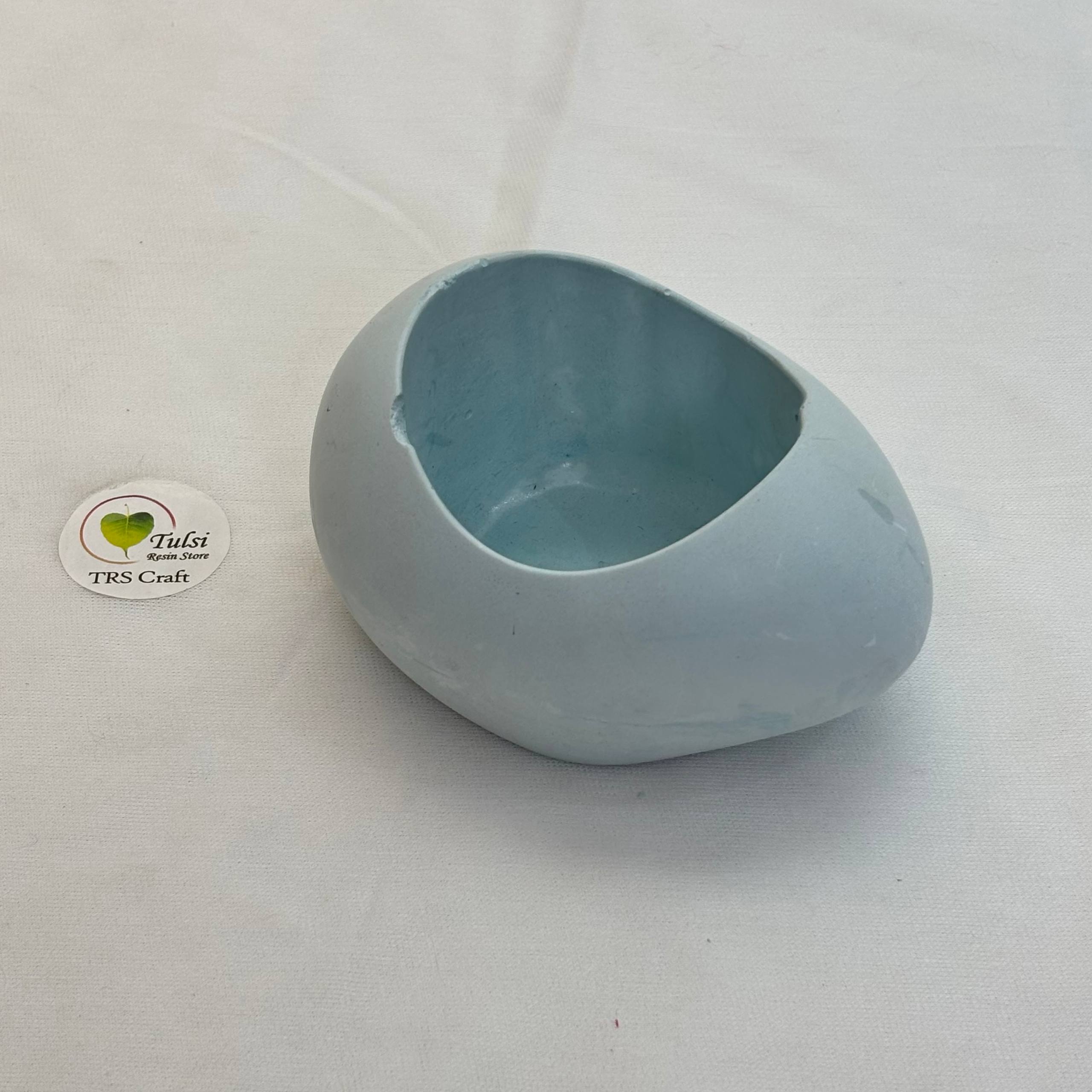 Concrete Jars (A7) - Egg Shell