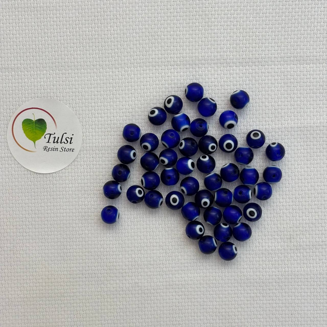 Evil Eye Beads (H) (2Pc) - Round