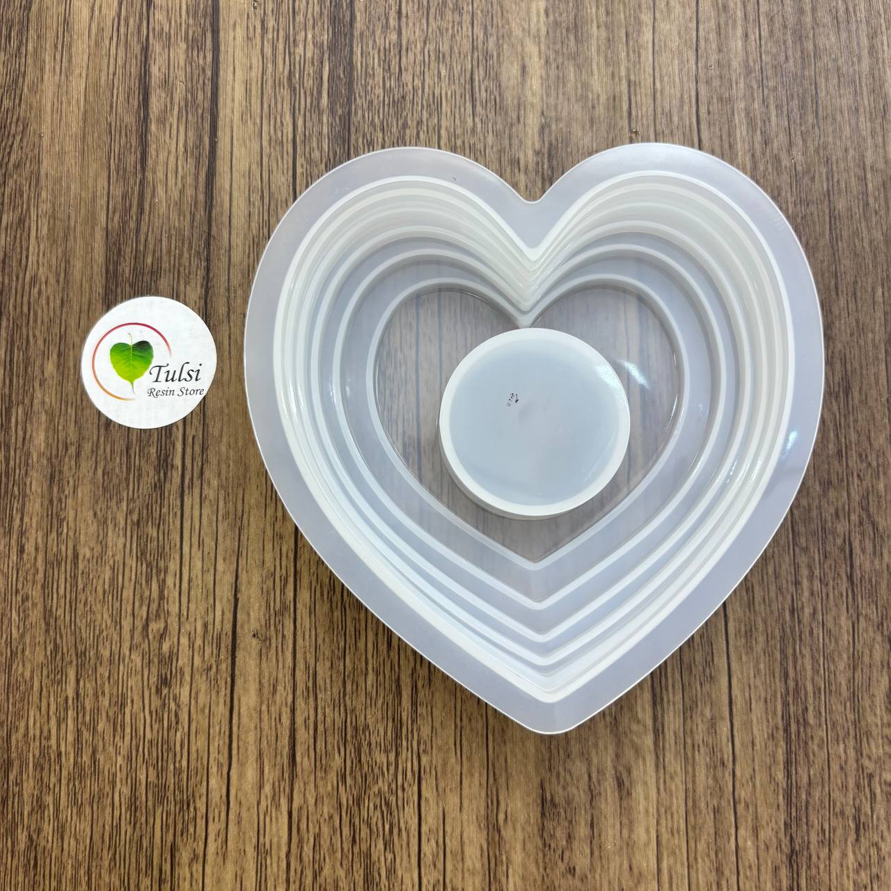 Heart Steps T-light Holder Mould