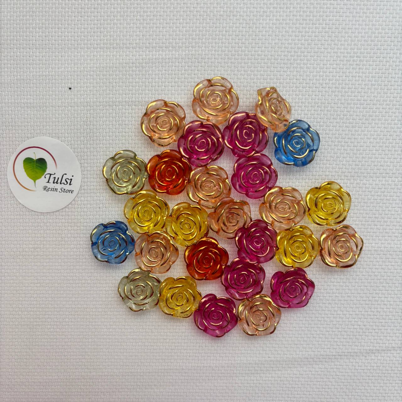Colourful Plastic Flower (H)