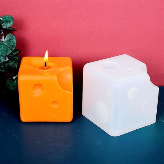 Cheese Cube Candle Mould