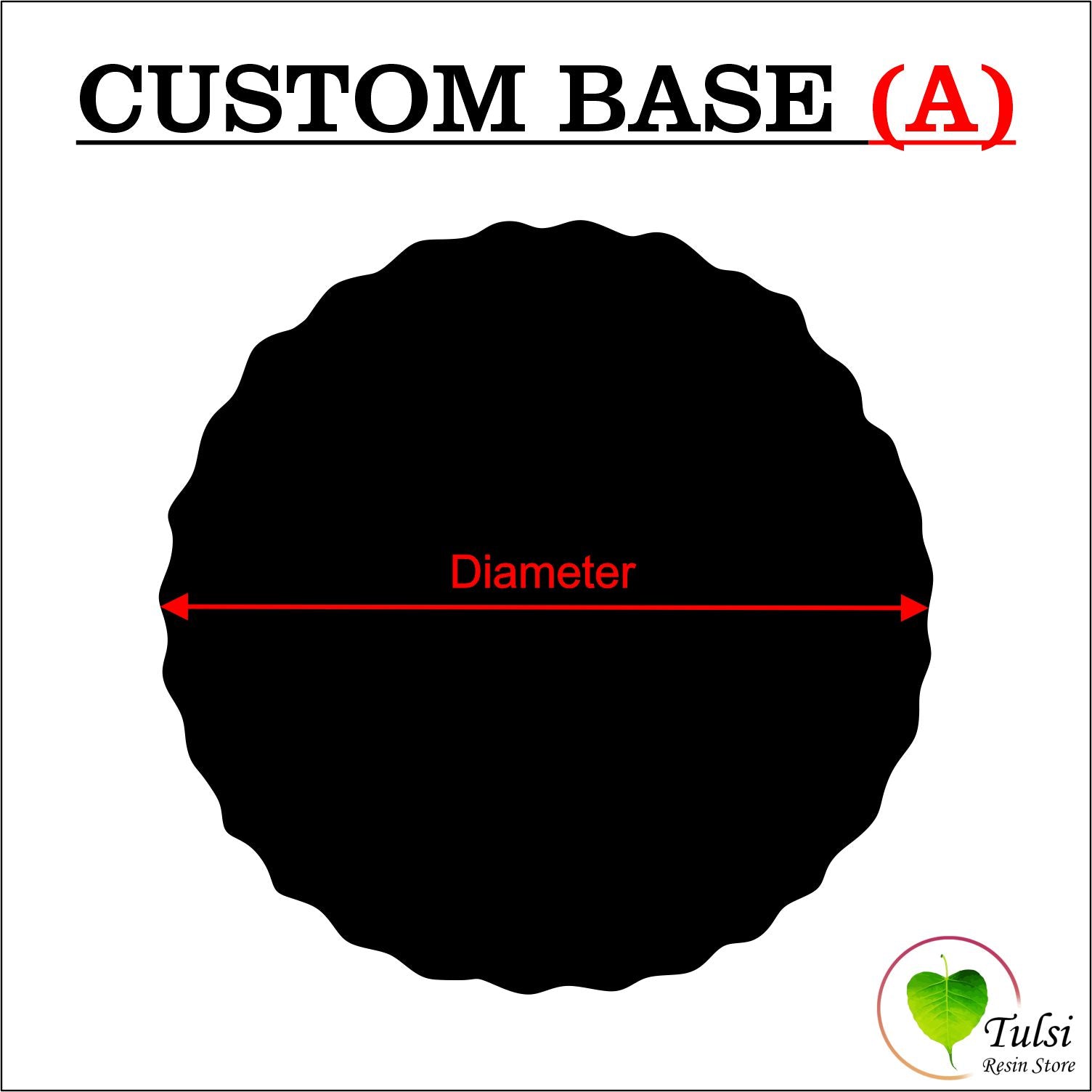 Custom MDF Base (A) - Agate Round