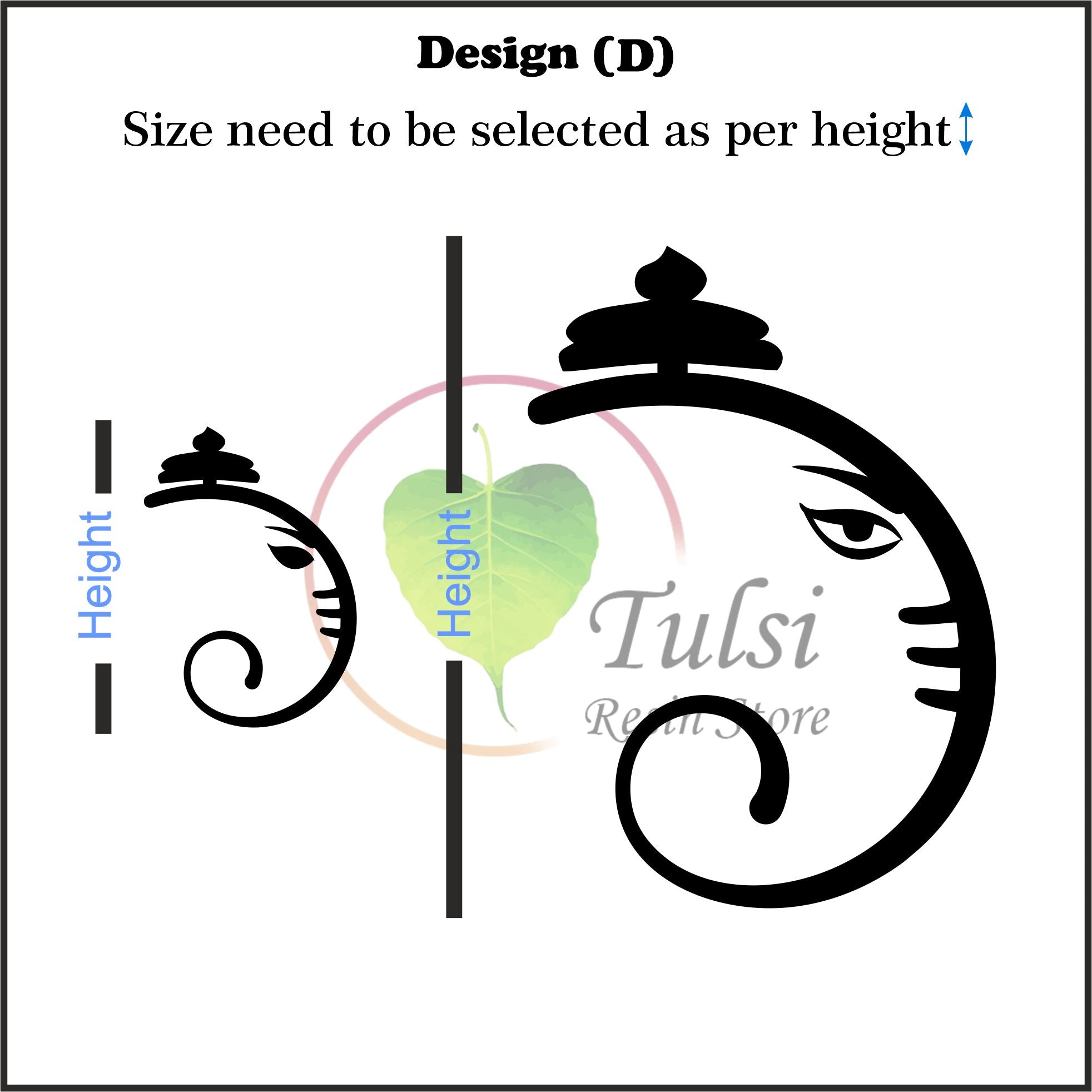 Custom Acrylic - Ganesha Idol (D)