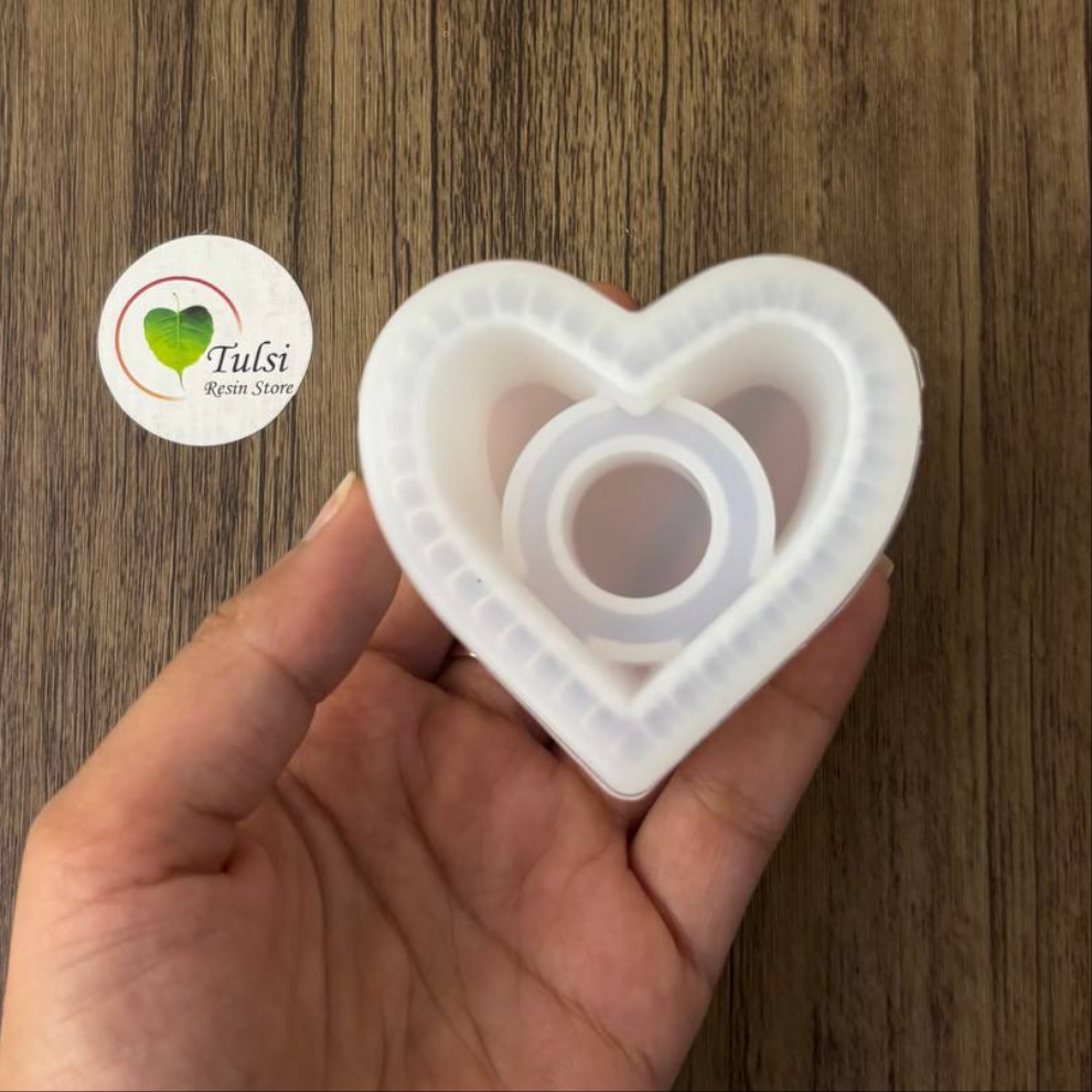 Heart Candle Holder Mould