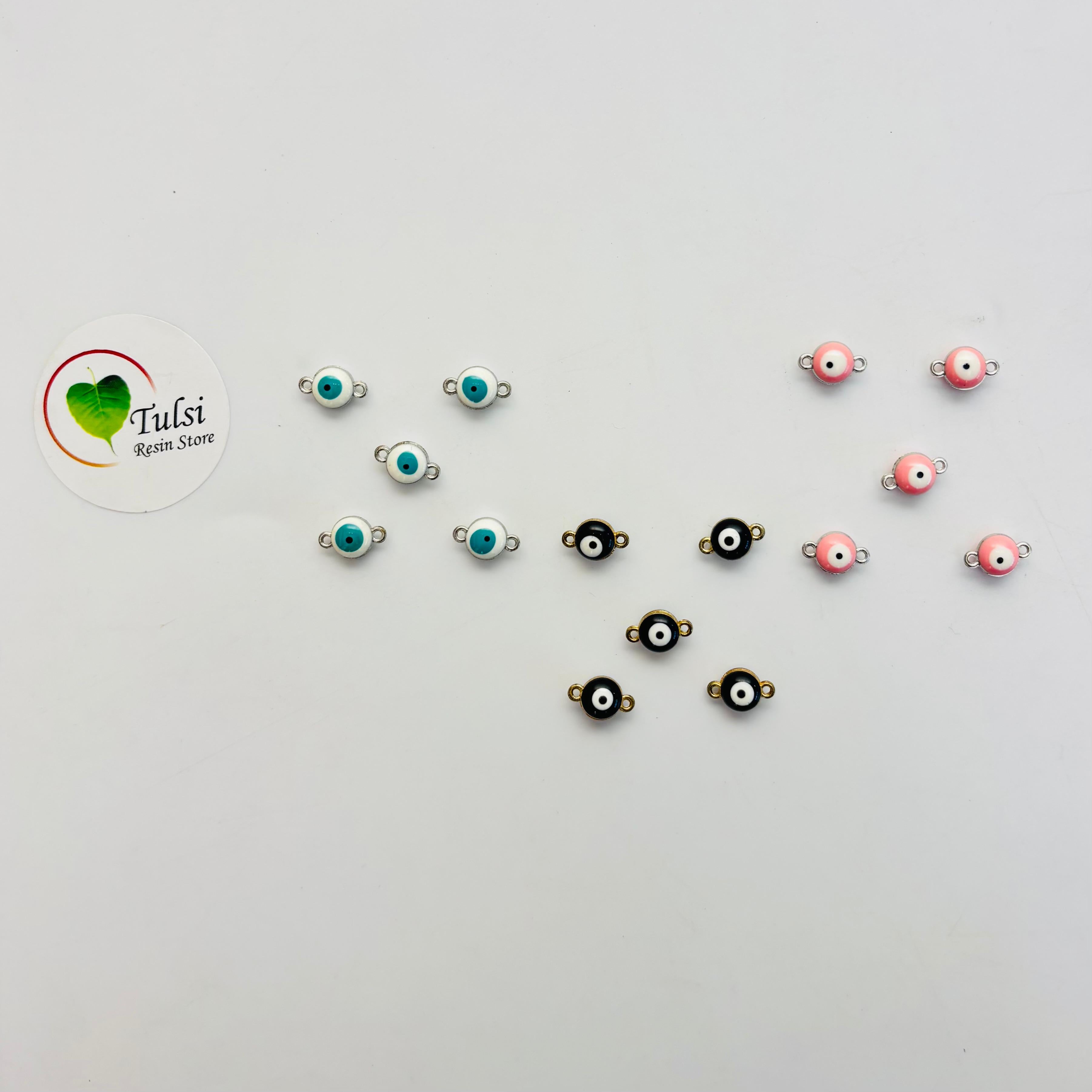 Evil Eye Charm With Two Hooks - B