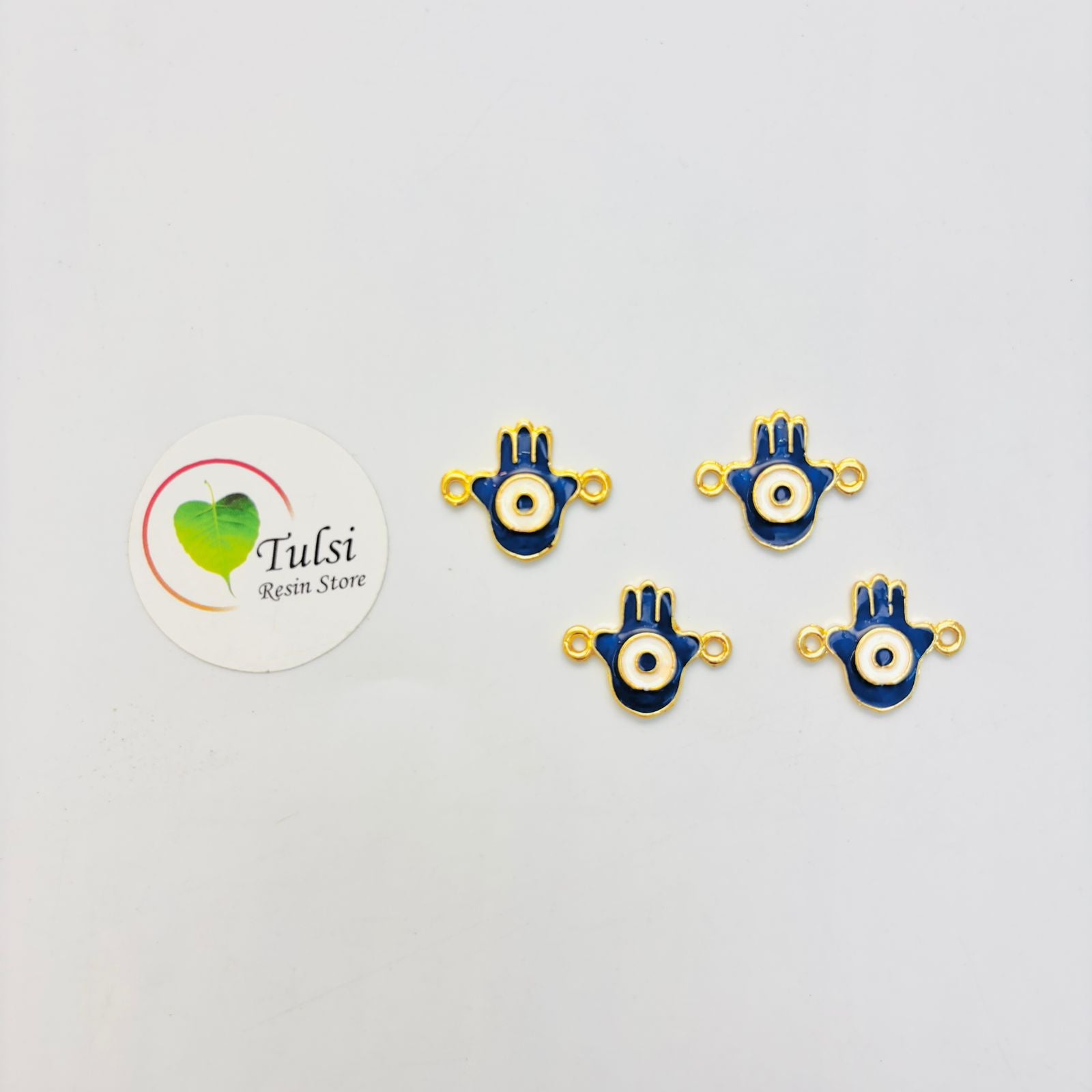 Evil Eye Charm With Two Hooks - D