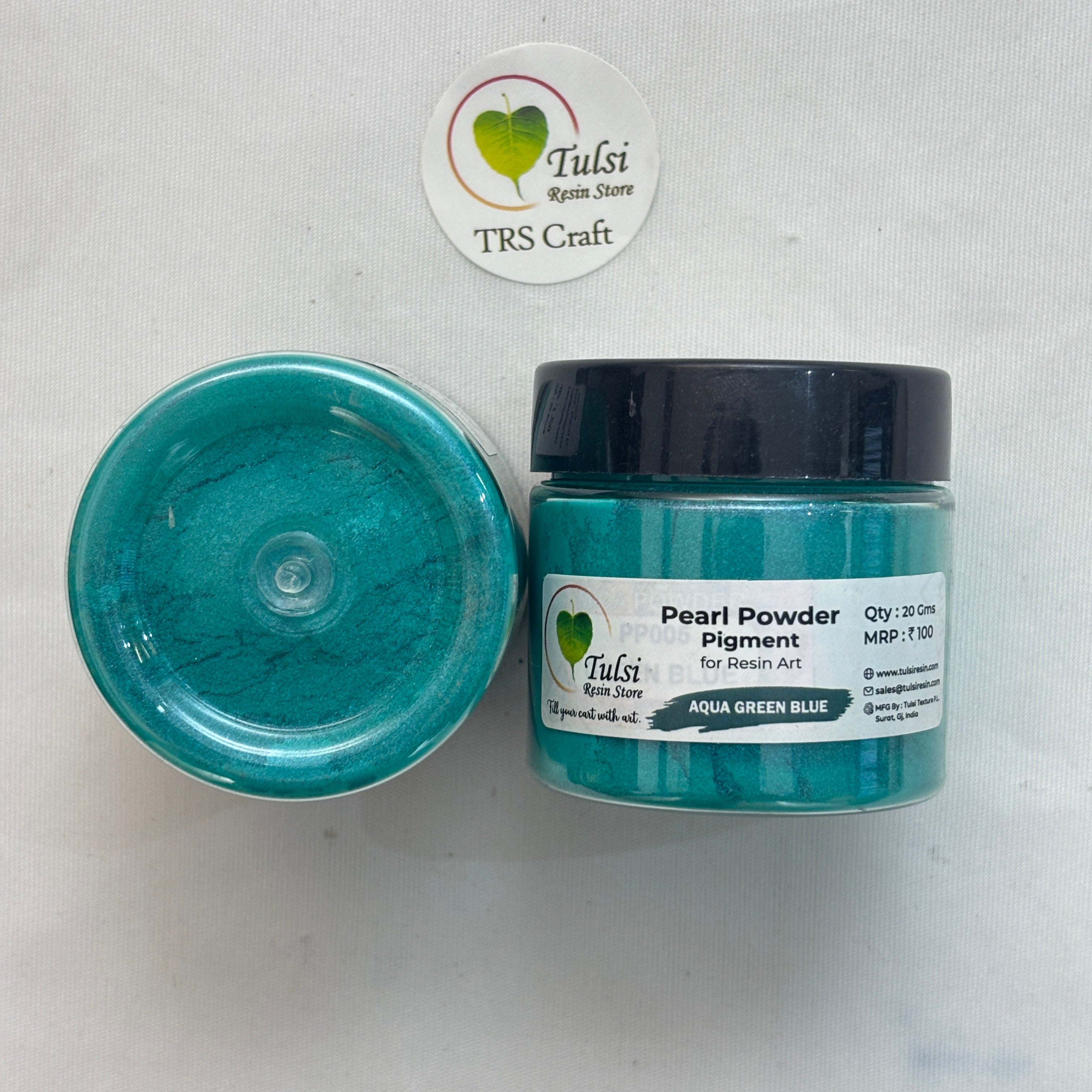 Aqua Green Blue Pearl Pigment