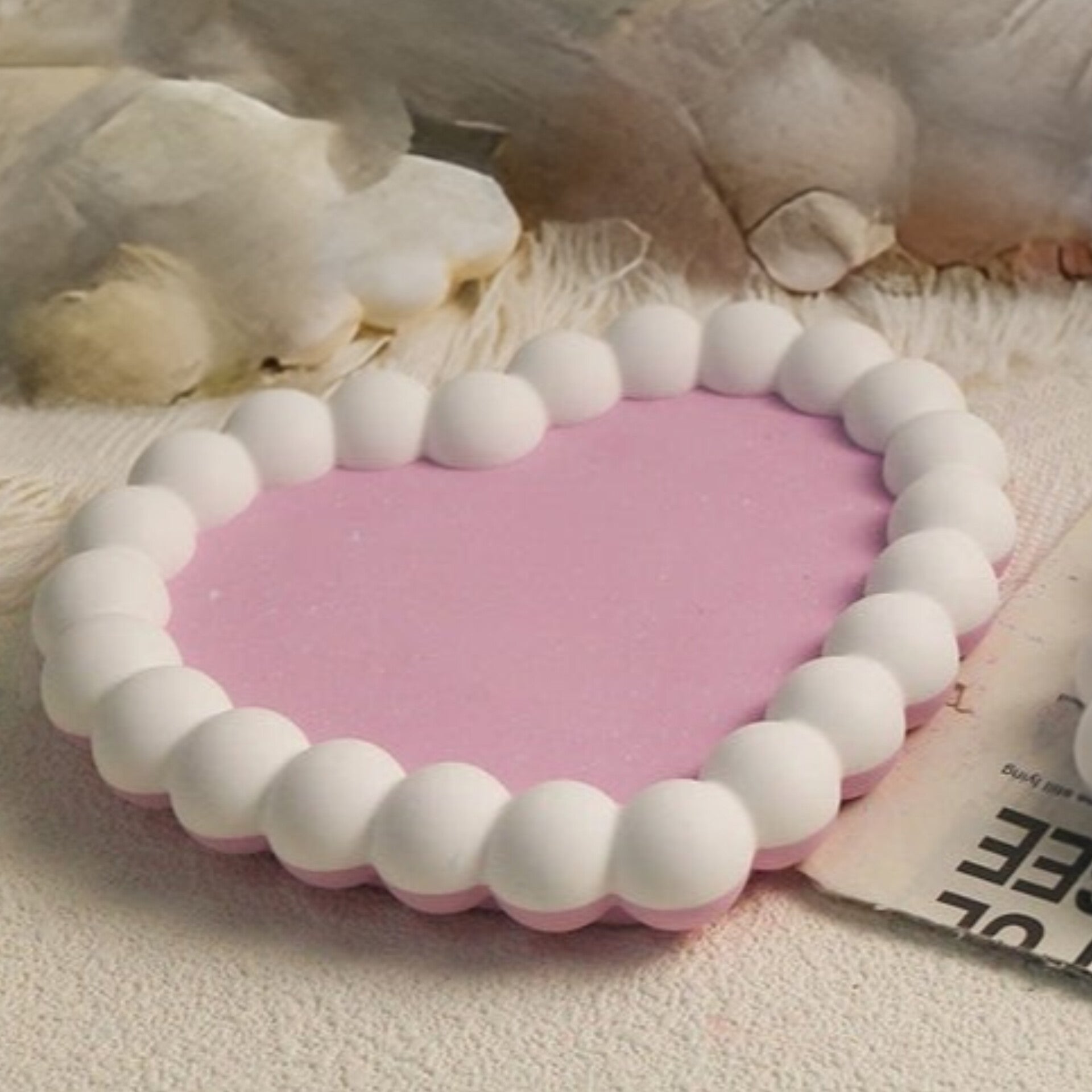 Bubble Edge Heart Trinket Mould