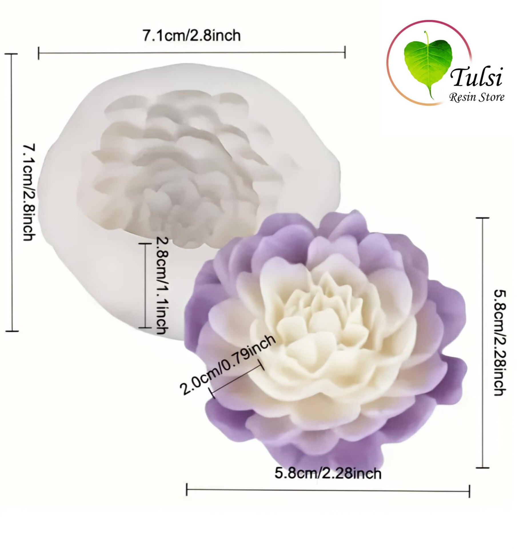 Pink Flower Mould (I)