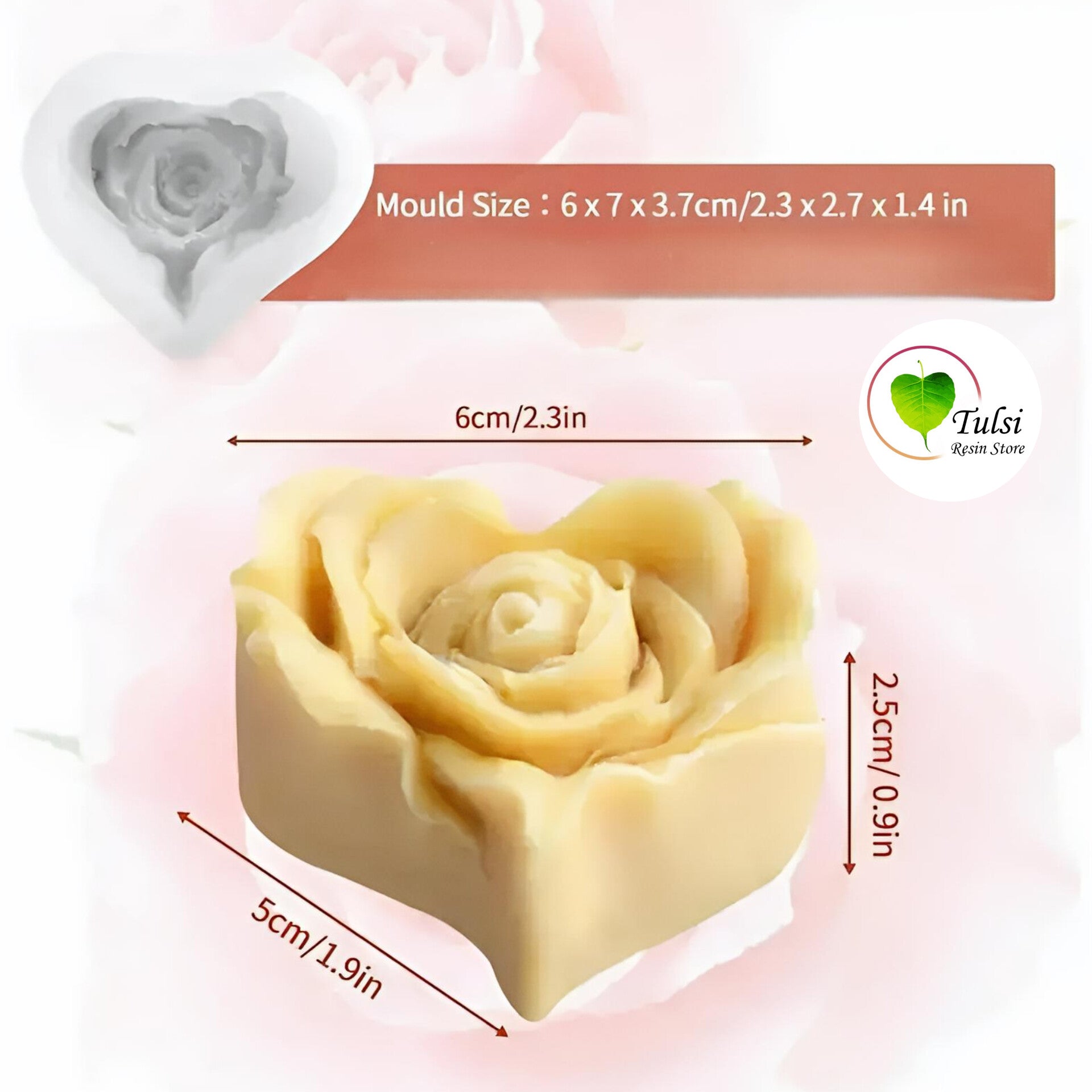 Heart Candle Mould (E)
