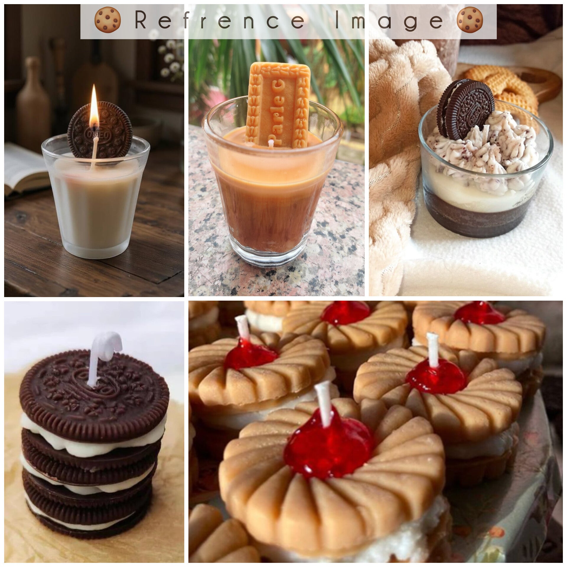 Assorted Biscuit Candle Mould (HM)
