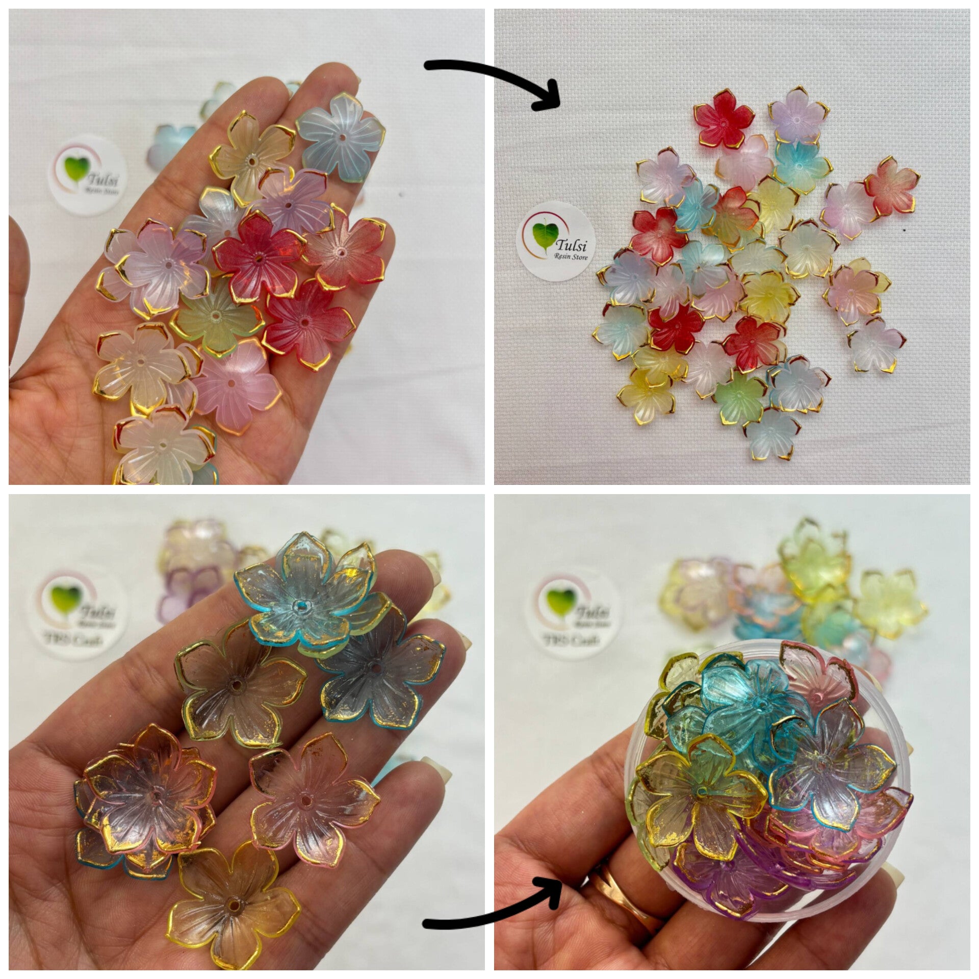 Colourful Plastic Flower (F)