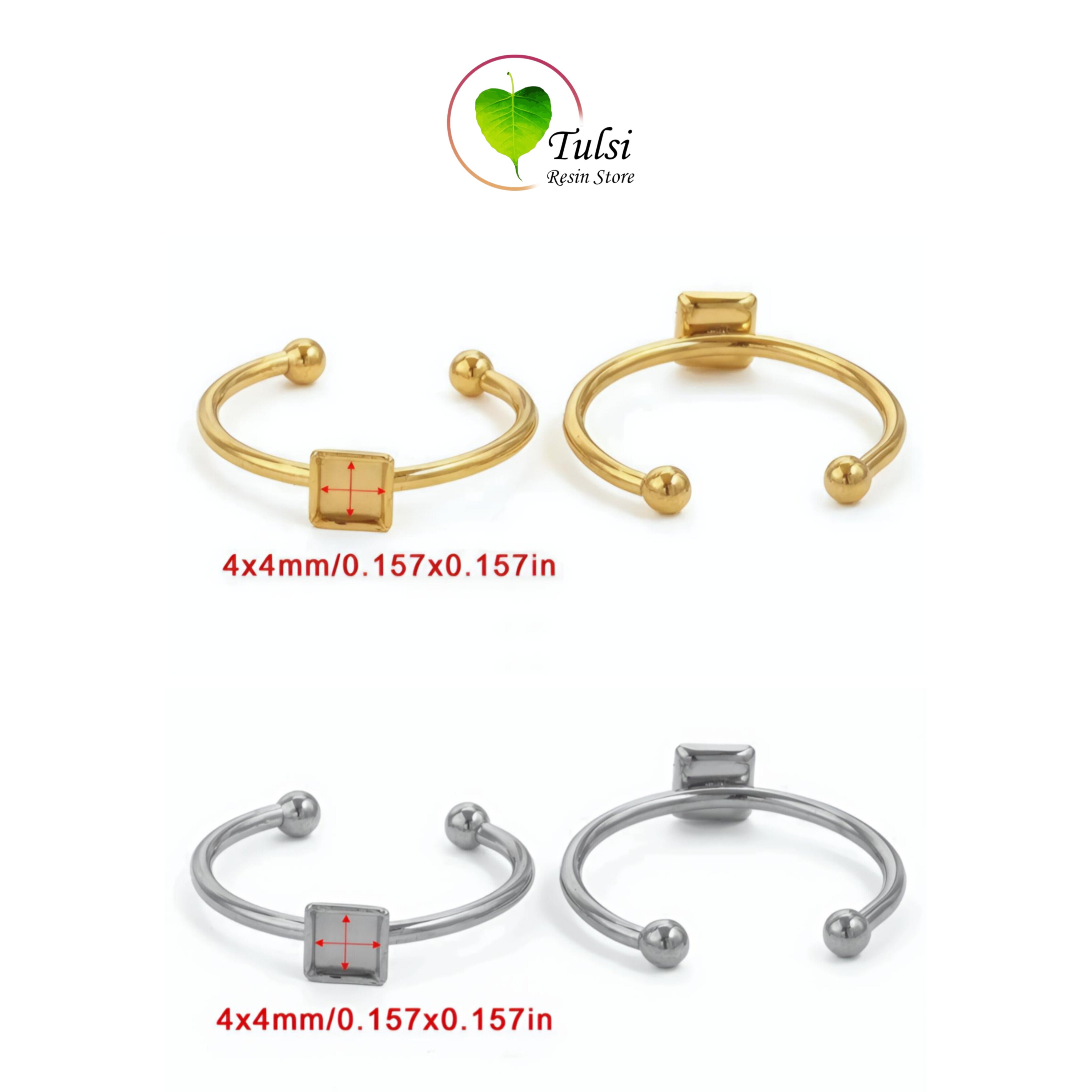 Bazel Ring Base (J) - AntiTarnish