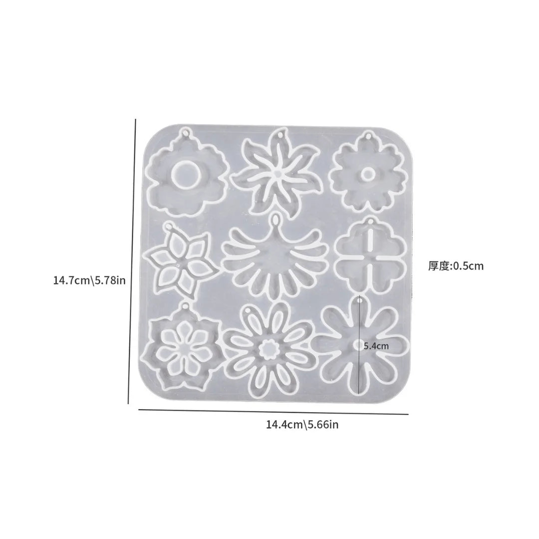 Flower Pendant Mould - (A)