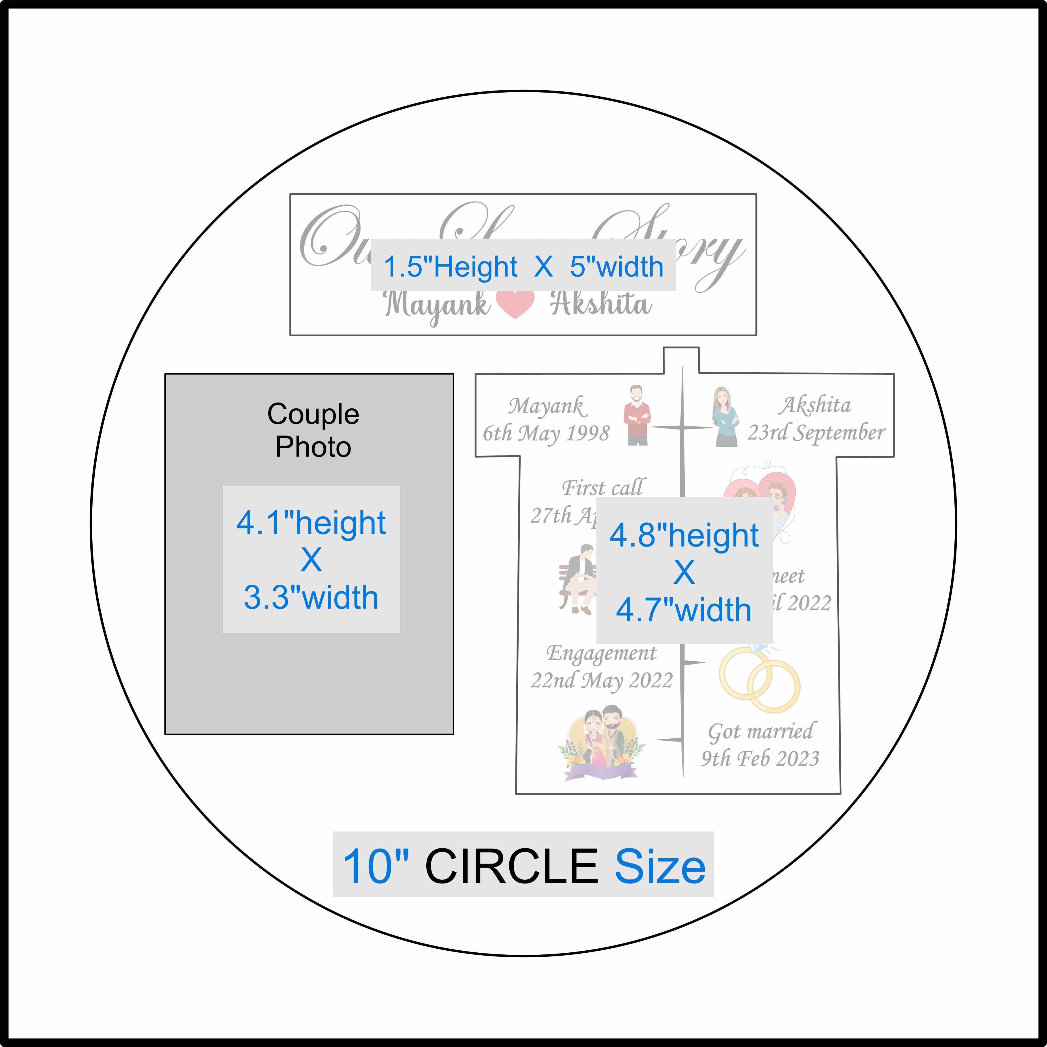 Custom Transparent Insert Sheet - Love Story