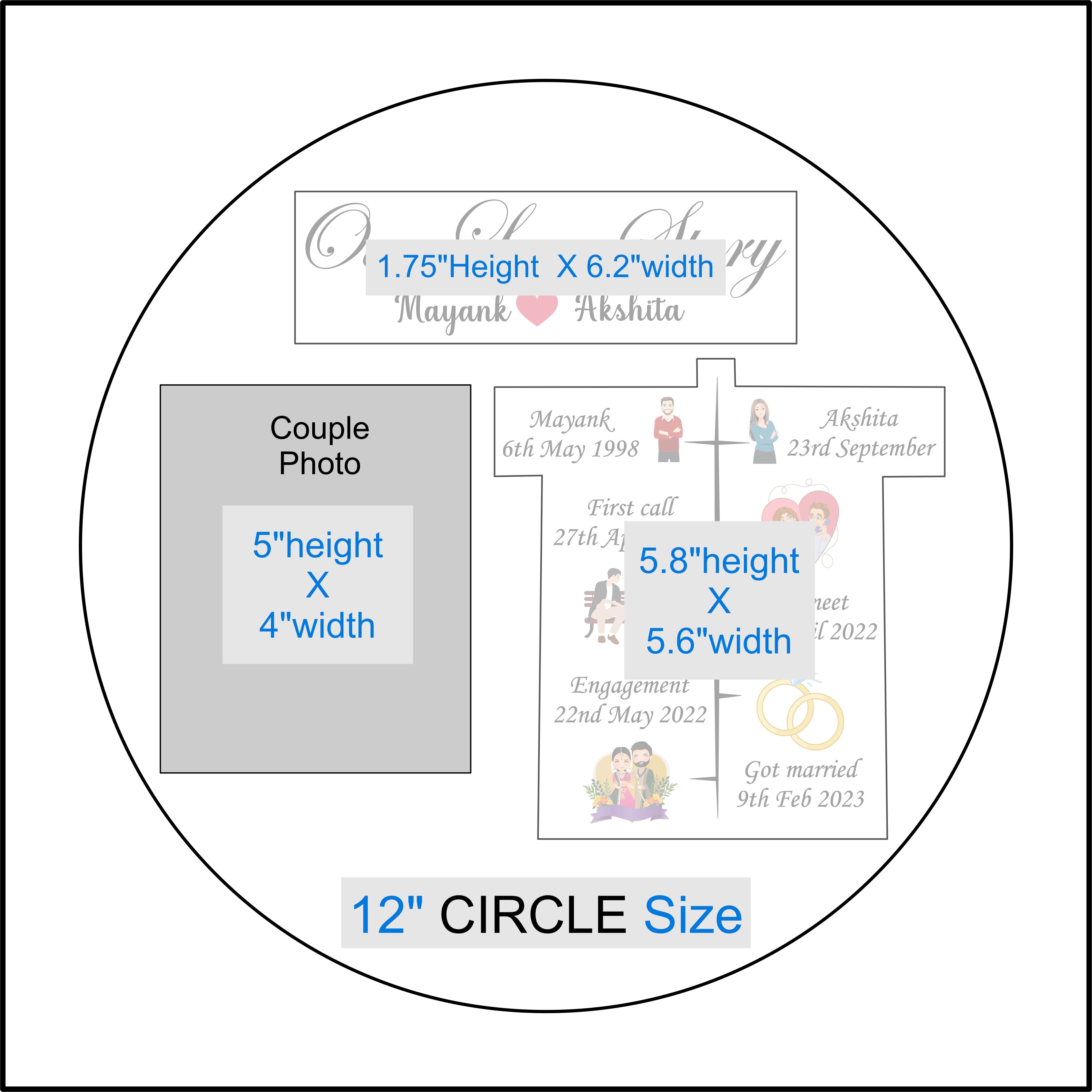 Custom Transparent Insert Sheet - Love Story