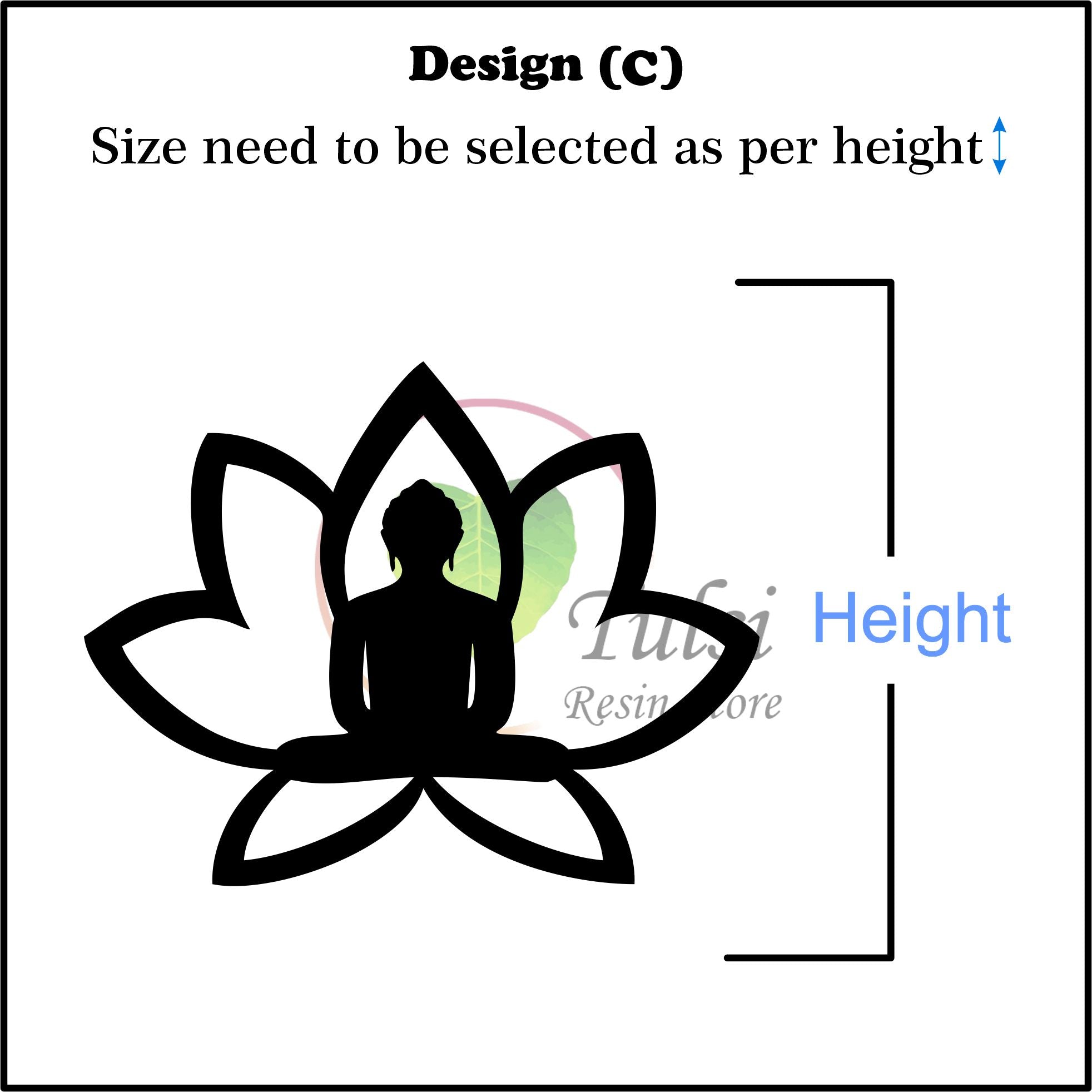 Custom Acrylic Mahaveer Swami - Design C