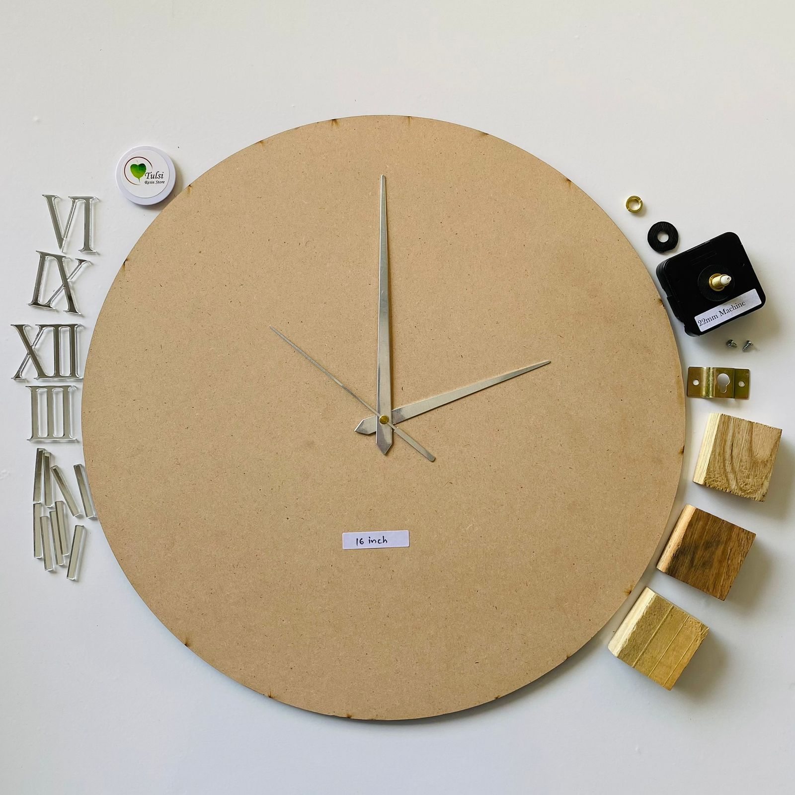 MDF Clock Set With Number