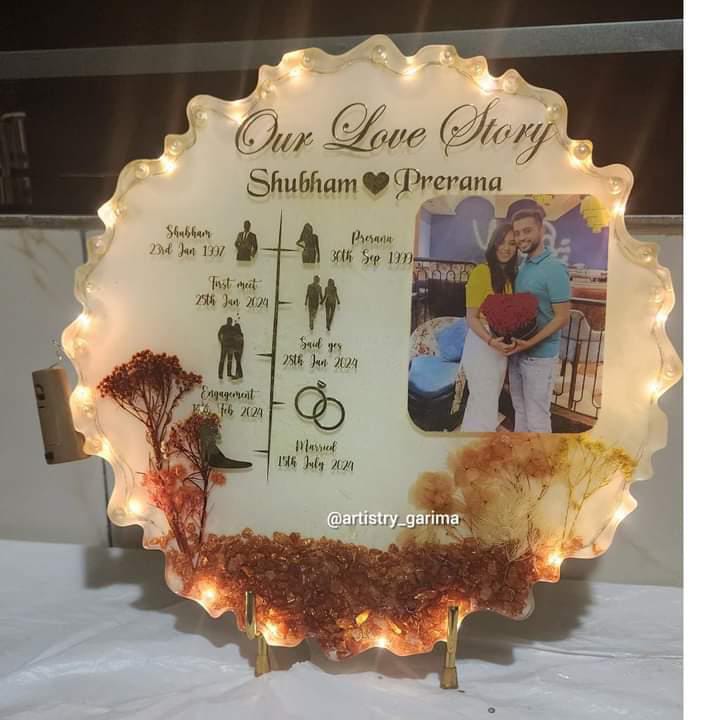 Custom Metal Sticker - Love story