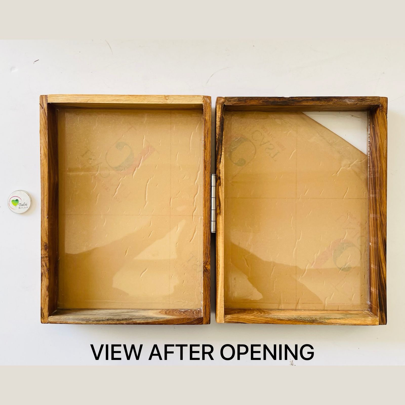 Teakwood Floating Frame (B) - Book